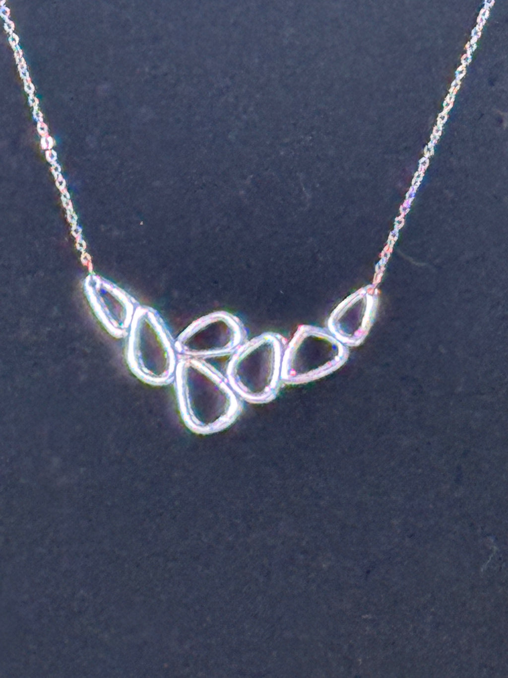 Stunning Paparazzi "Vertigo" Set – Interlocking Rose Gold Geometric Necklace & Earrings