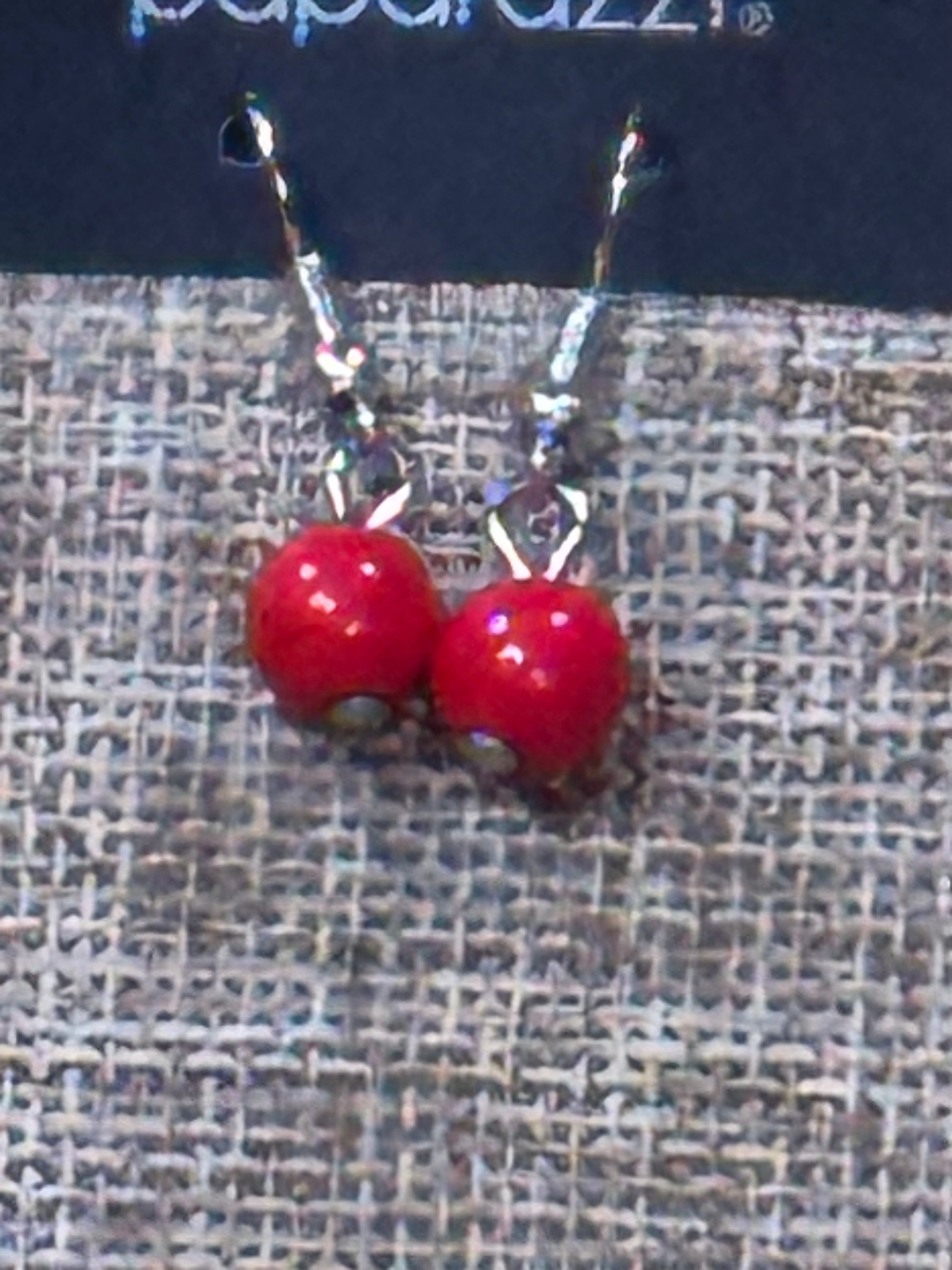 Paparazzi "All Across the GLOBETROTTER" Red Teardrop Statement Necklace & Earring Set