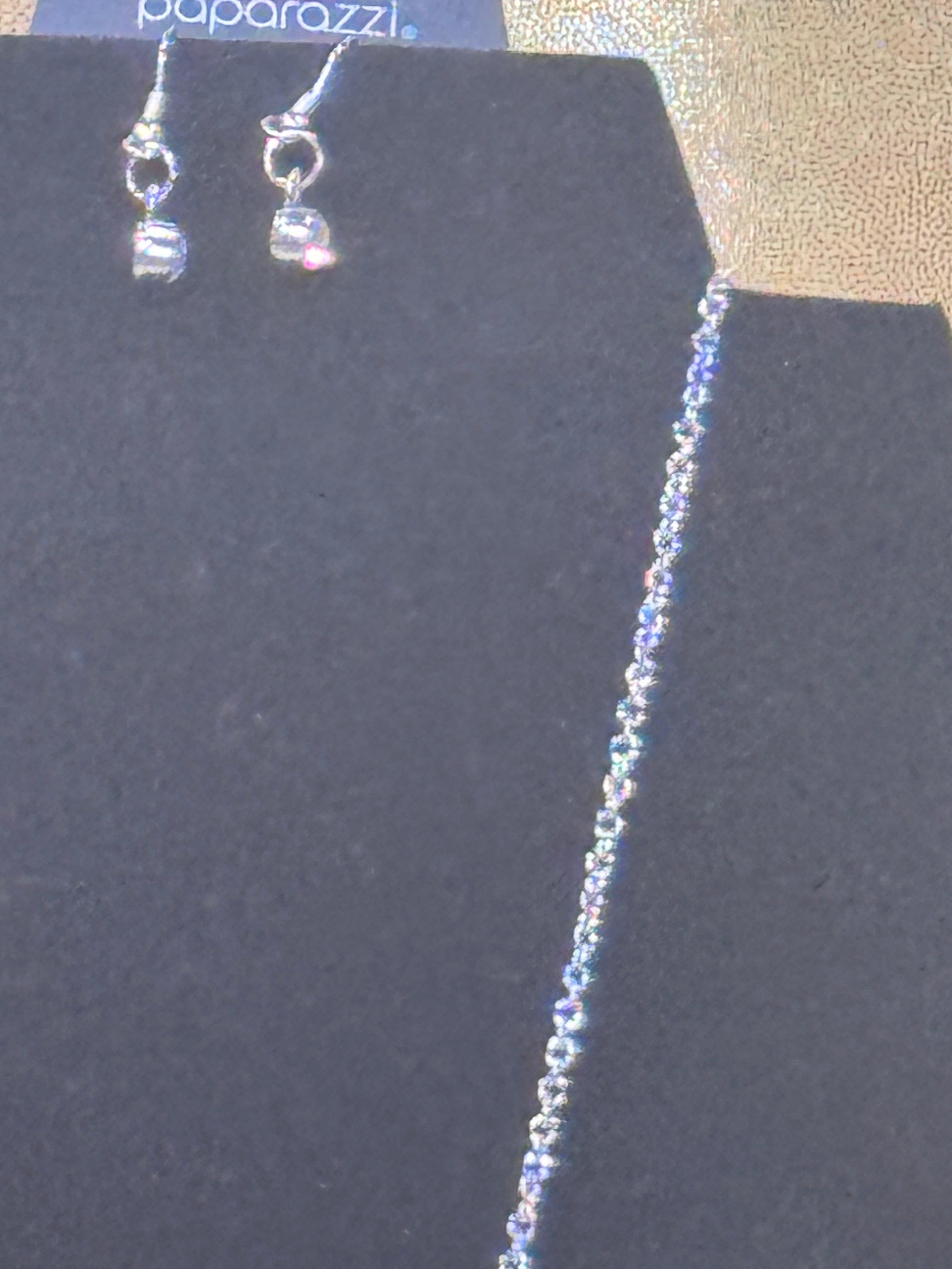 Paparazzi "Extragalactic Extravagance" Iridescent Floral Statement Necklace