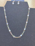 Paparazzi "Starlight Radiance" Gold & Crystal Choker Set with Matching Earrings