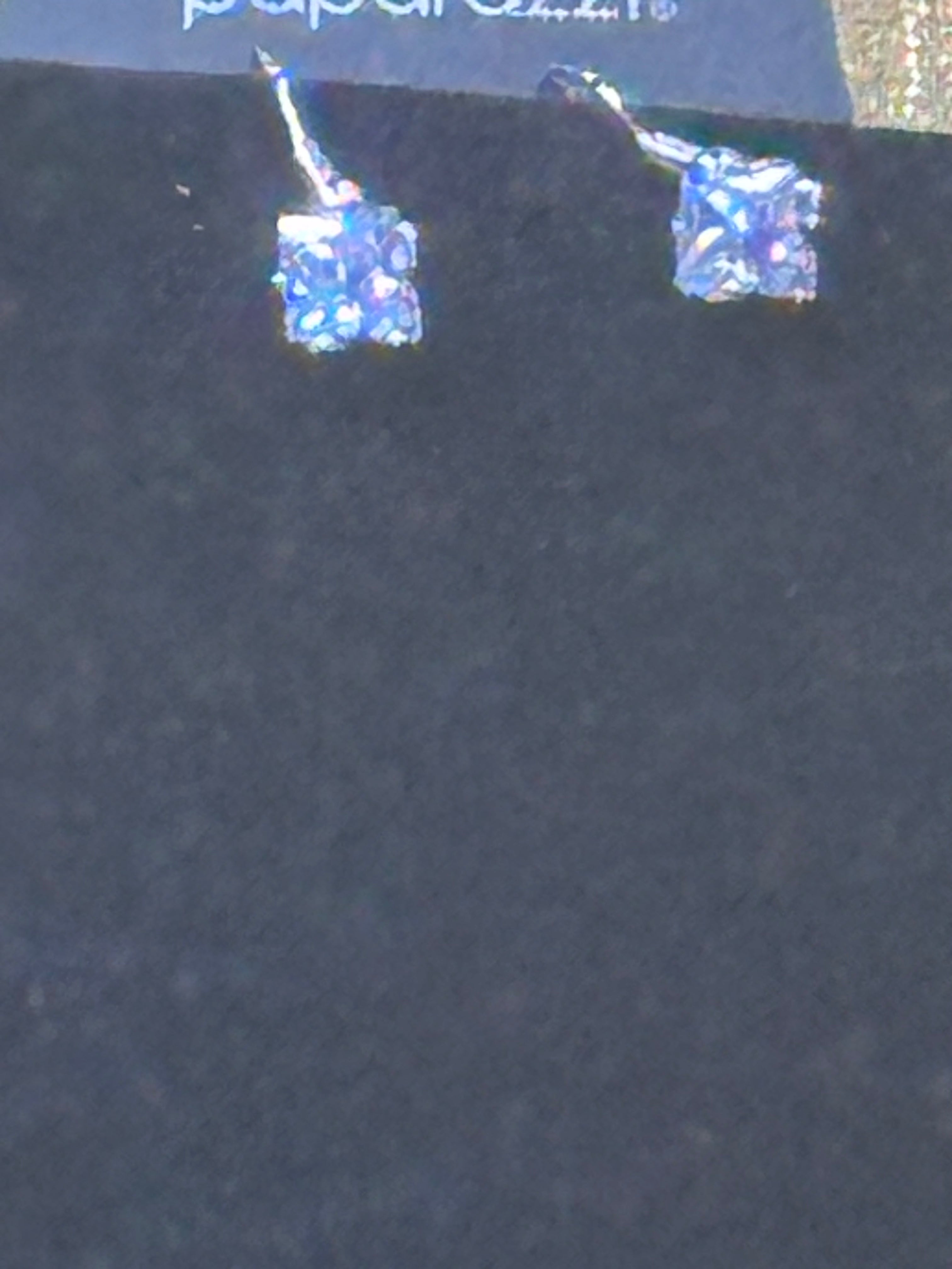 Paparazzi "Lustrous Layers" White Iridescent Layered Rhinestone Necklace & Earring Set