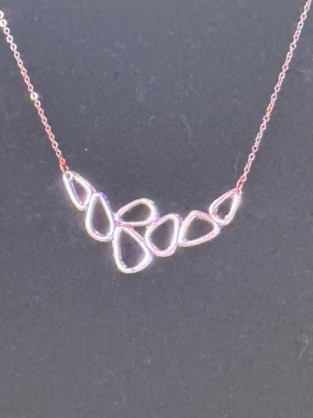 Paparazzi "Vertigo" Copper/Rose Gold Open Geometric Necklace & Earring Set