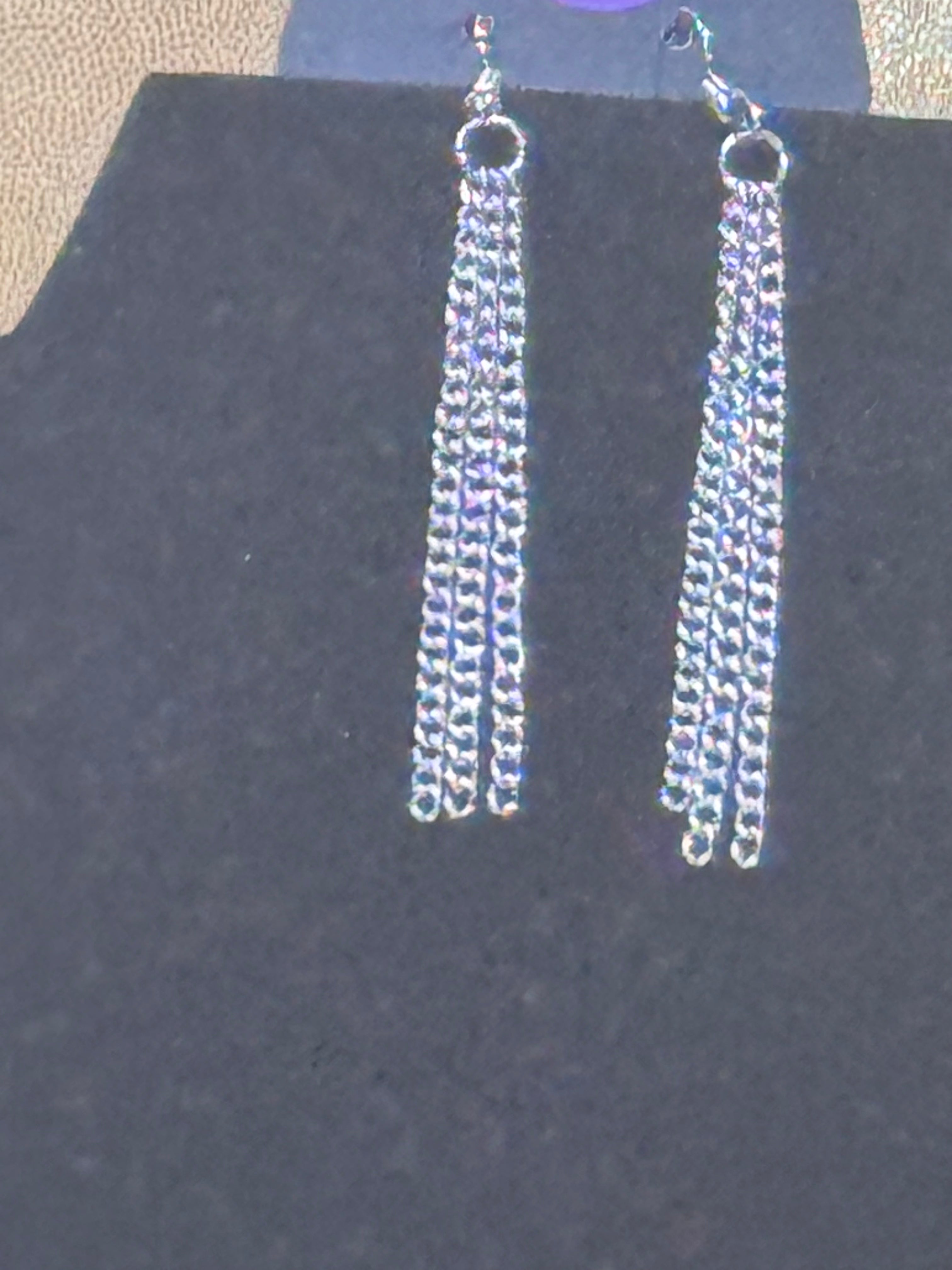 Paparazzi "Arizona Adventure" Silver Southwestern Crescent Necklace & Earring Set – Orange Center Bead