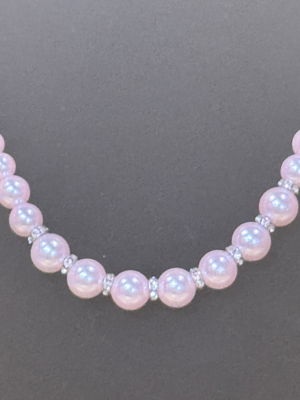 Brand New Arrival: "Twisted Twin" Pink Pearl & Rhinestone Set
