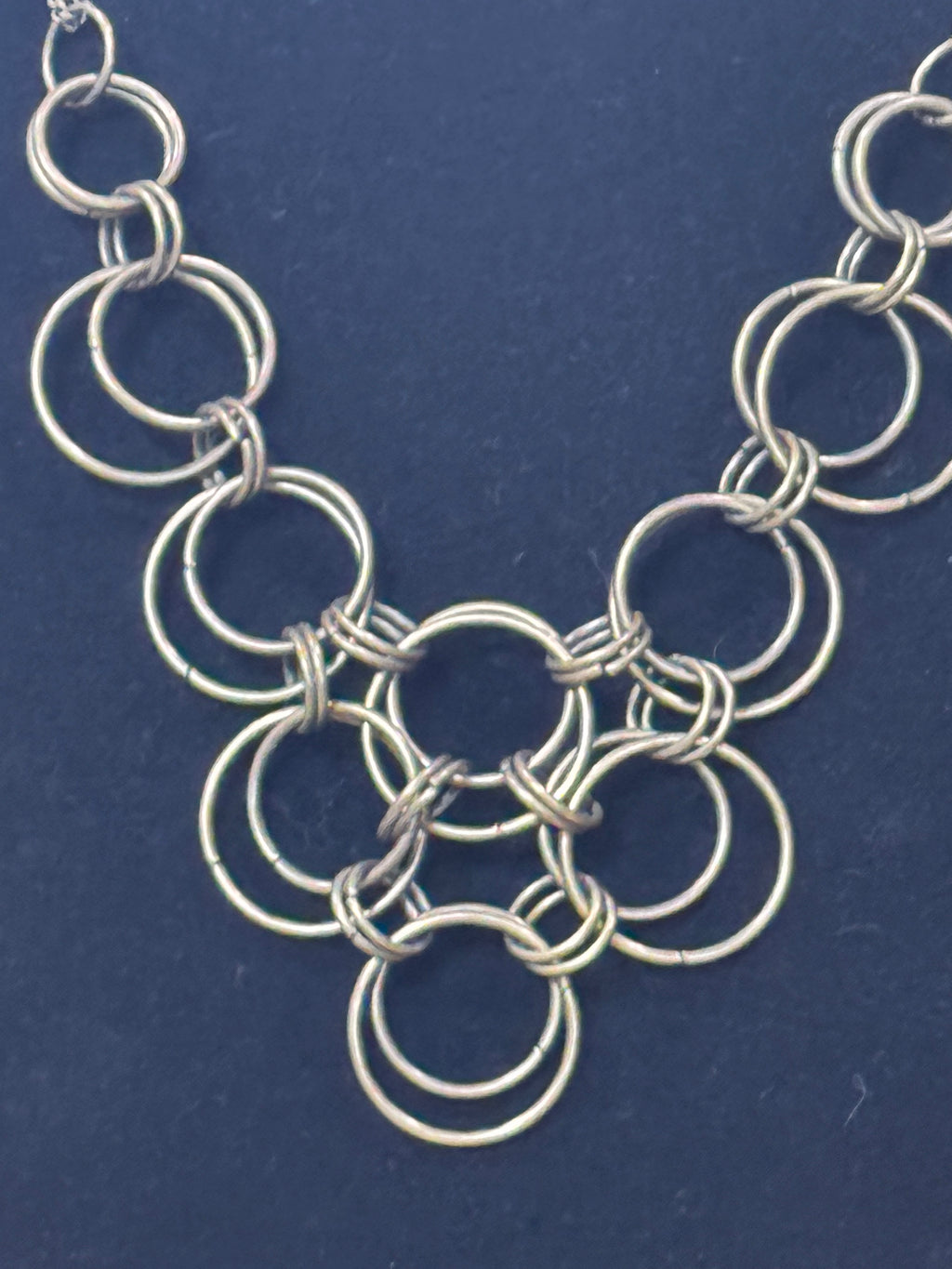 Paparazzi "Ringing Off The Hook" Brass Interlocking Circle Statement Jewelry Set