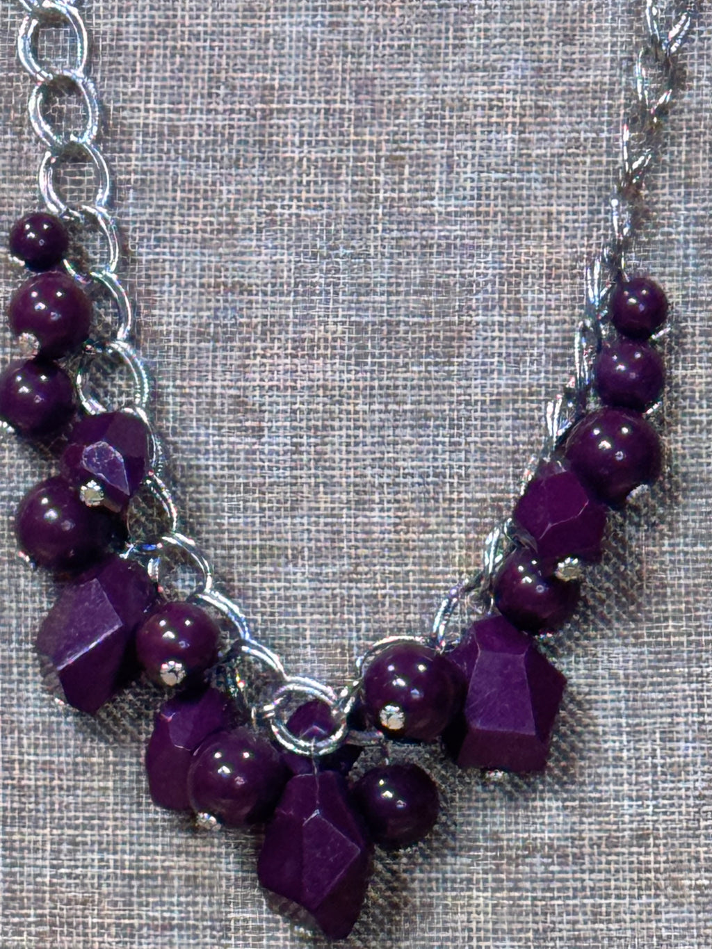 Gorgeously Globetrotter Purple Statement Necklace Set – Paparazzi Accessories