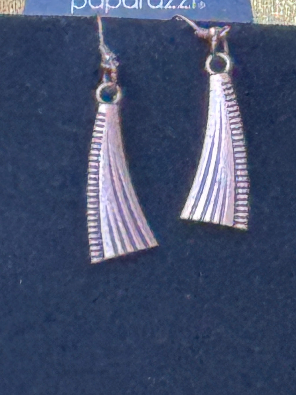 Paparazzi Accessories "Take All You Can Gatherer" Multi-Tone Silver and Copper Bib Necklace & Earring Set