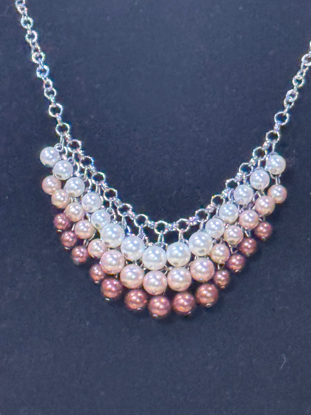 Paparazzi "Run For The HEELS" Ombre Pearl Statement Necklace & Earring Set