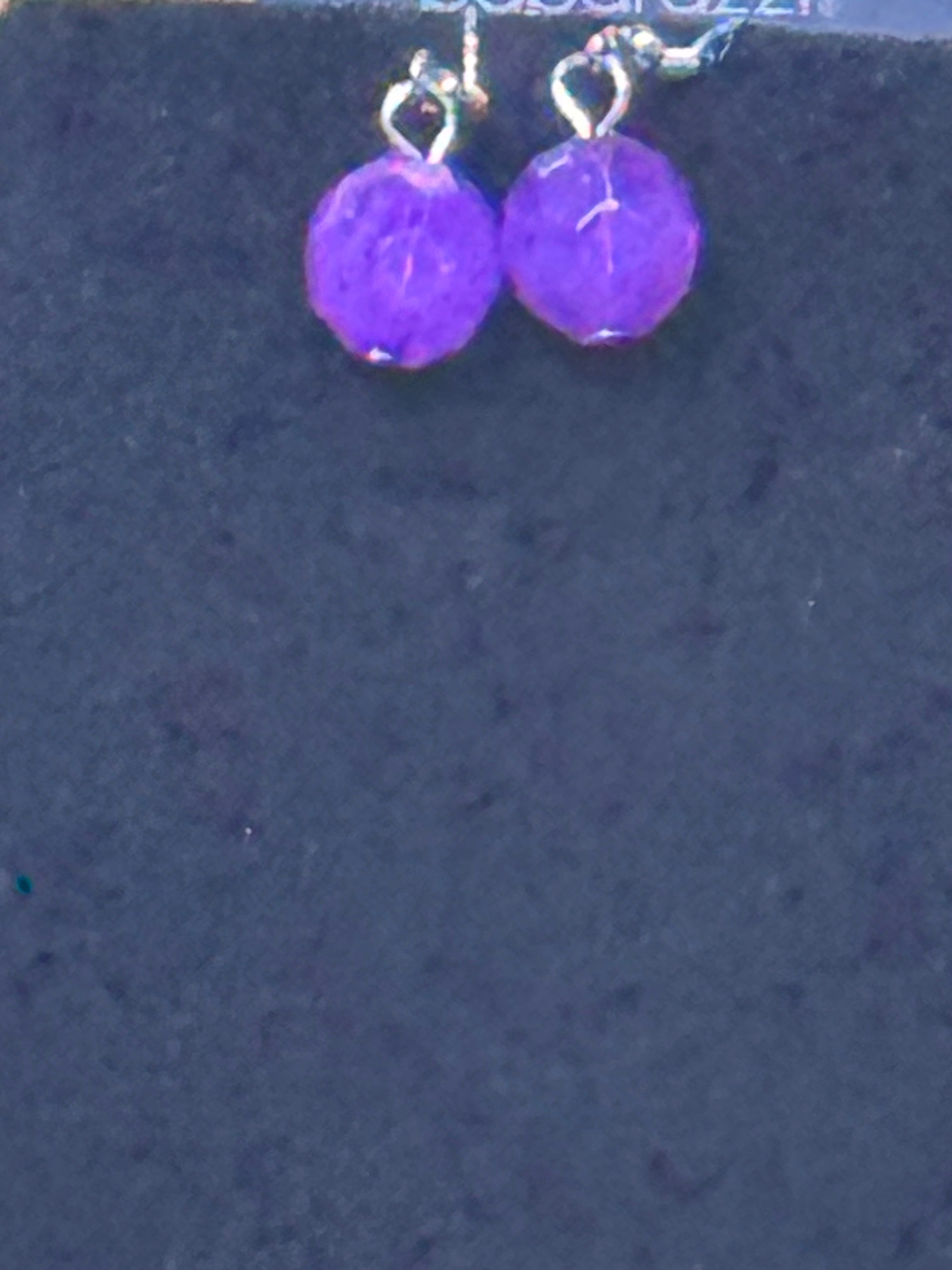 Paparazzi "Treasure Shore" Purple Chunky Bead Necklace & Earring Set 💜