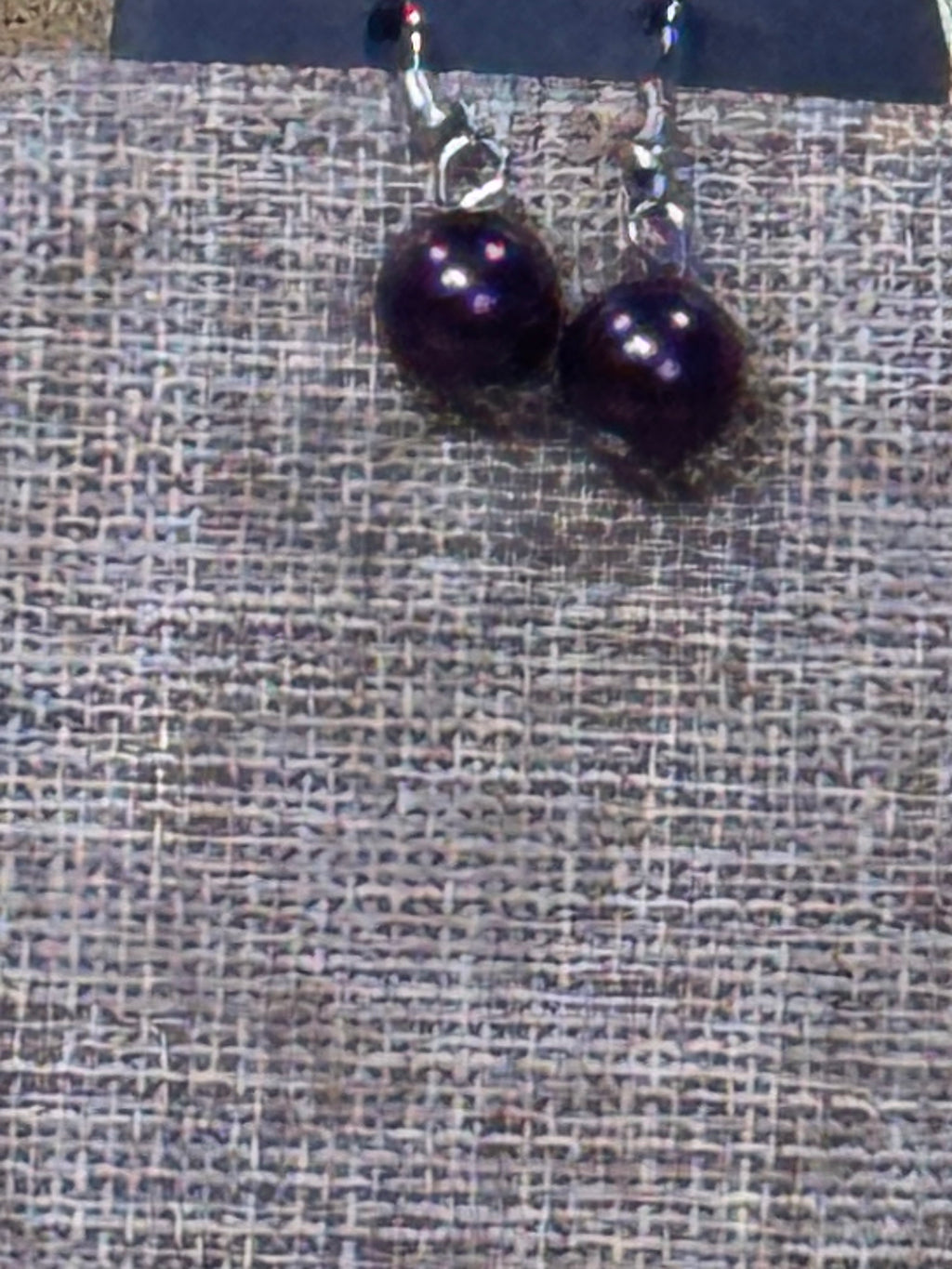 Paparazzi "Rockin' Rockette" Purple Pearl & Silver Multi-Strand Statement Necklace Set
