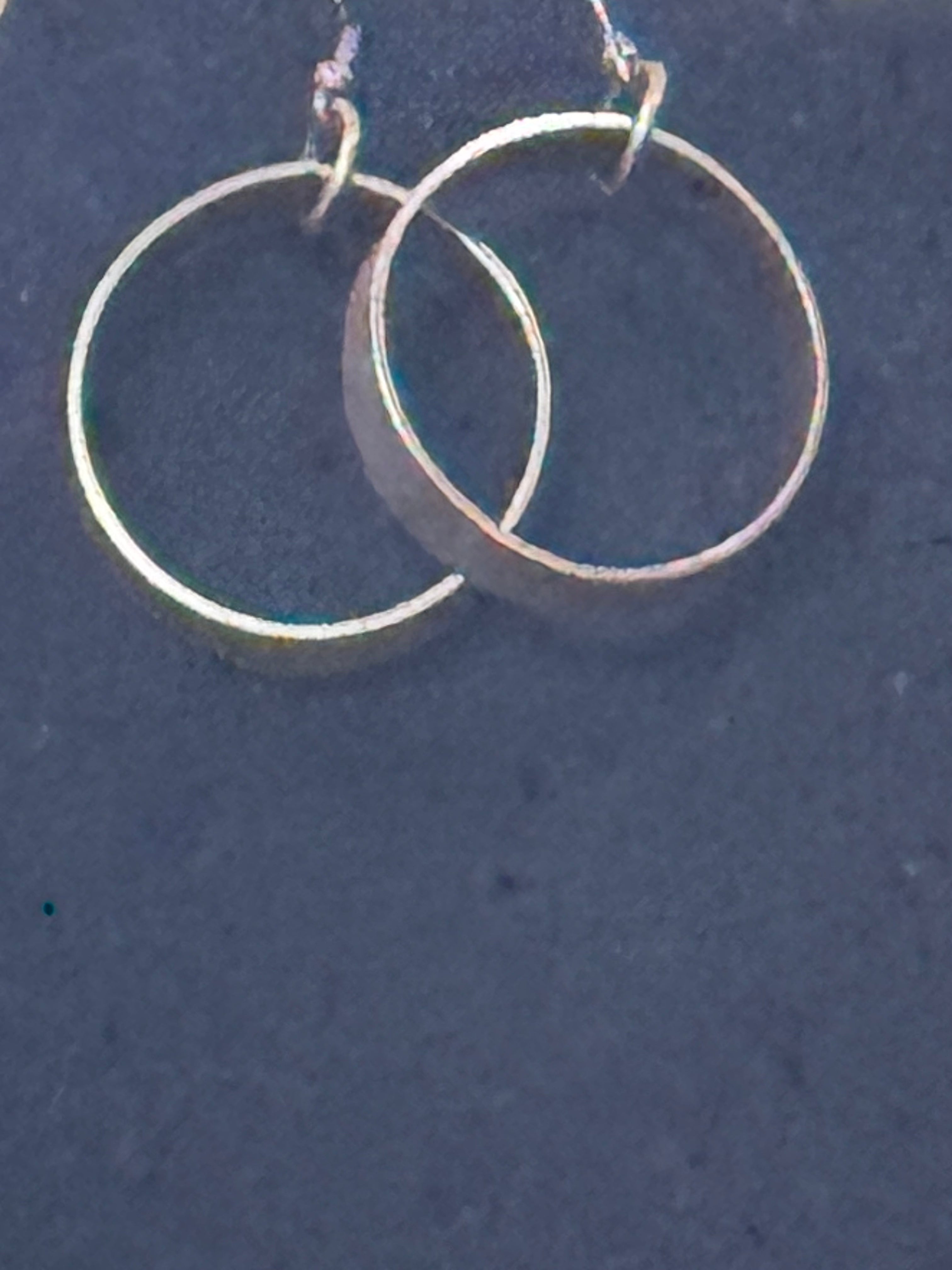 Paparazzi "Big Hit" Brass Oversized Interlocking Hoop Statement Necklace & Earring Set