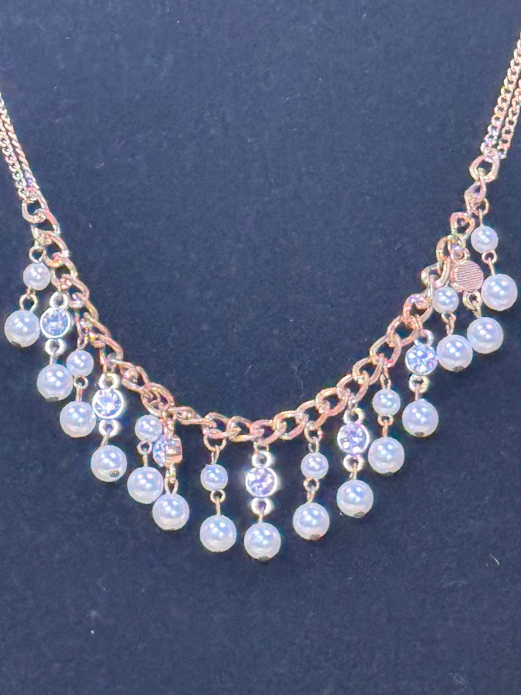 Paparazzi "Regal Refinement" Gold & Pearl Tassel Necklace Set
