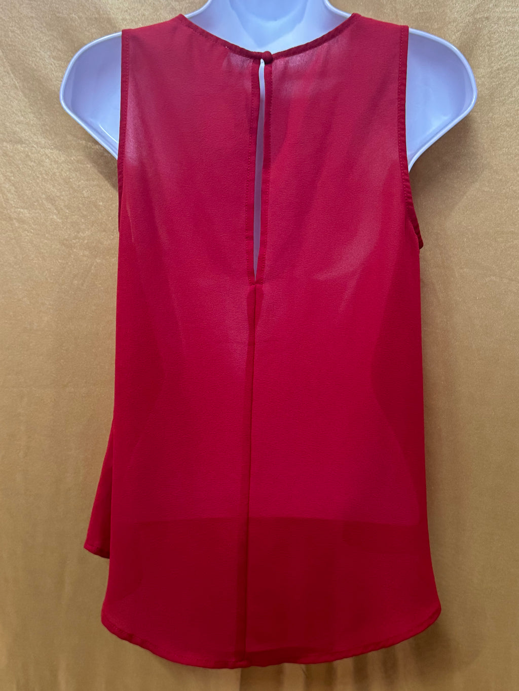 Pins & Needles Red Embroidered Cutout Tank Top – Size XS