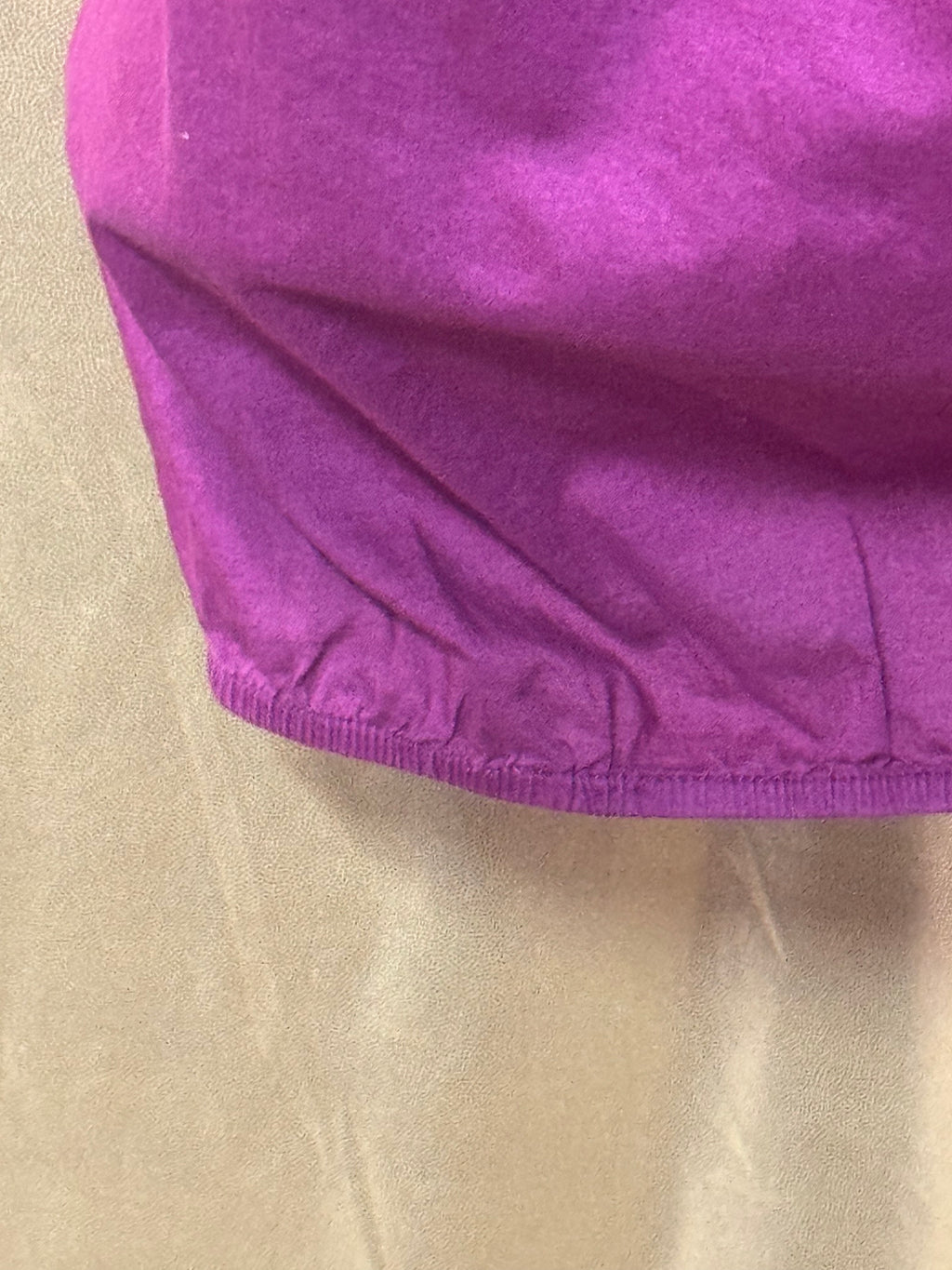 LOFT Ann Taylor Magenta Cotton Ruffled Camisole Tank Top - Size XS