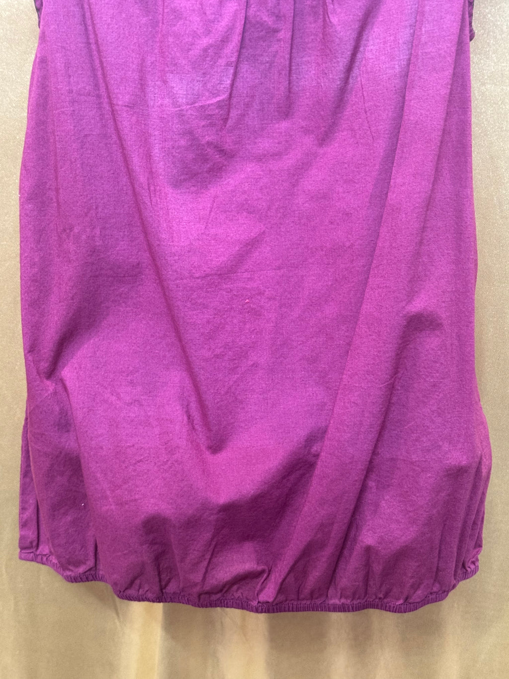 LOFT Ann Taylor Magenta Cotton Ruffled Camisole Tank Top - Size XS