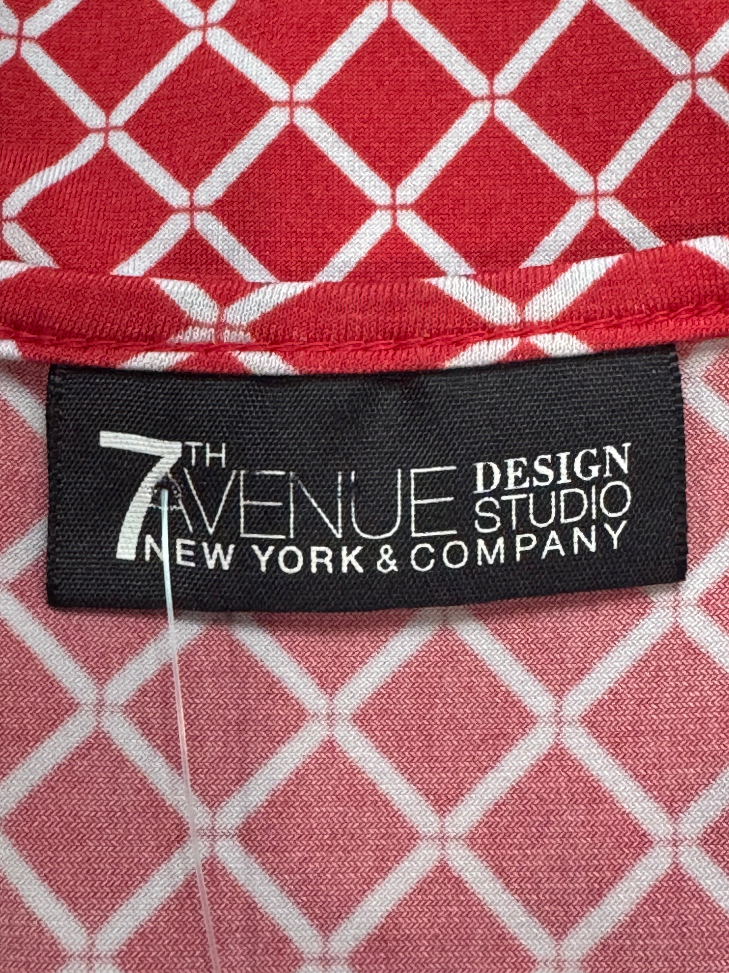 New York & Company 7th Avenue Geometric Keyhole Tank Top XS