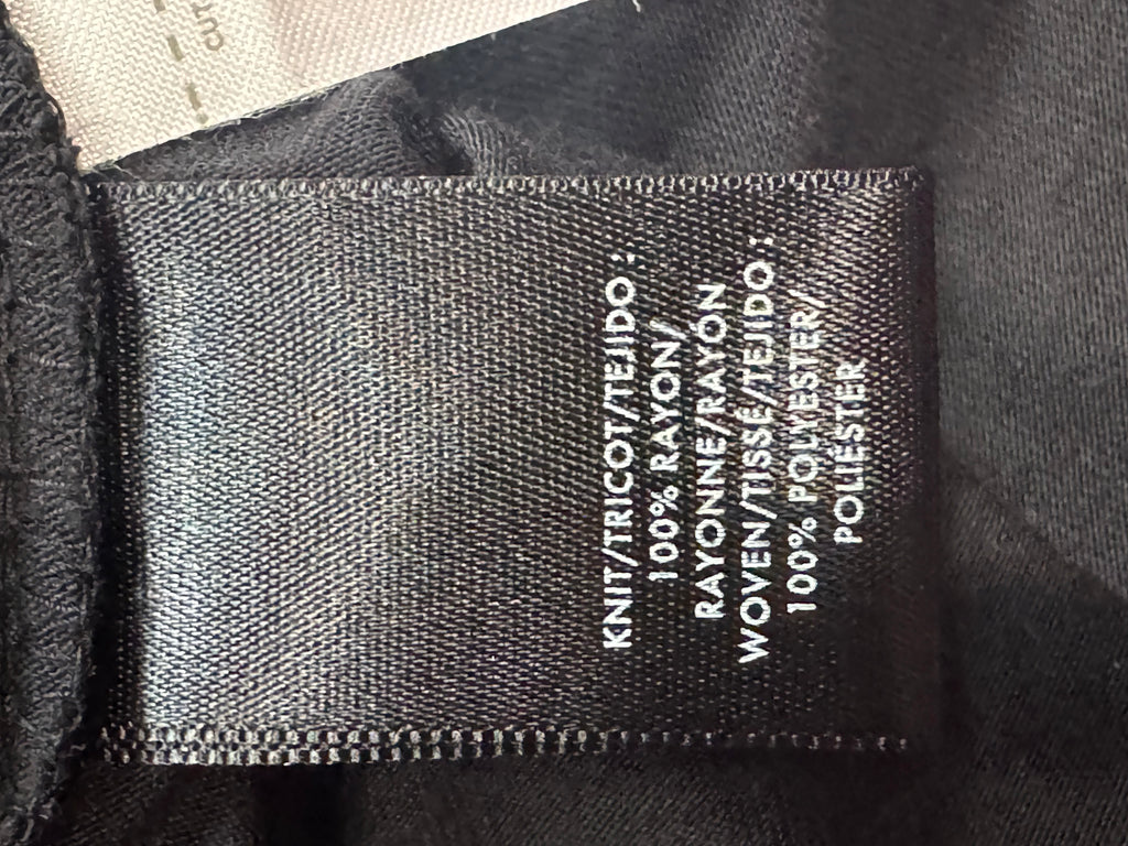 Ann Taylor Layered Black Chiffon & Knit Tank Top Blouse, Size XS – NWOT