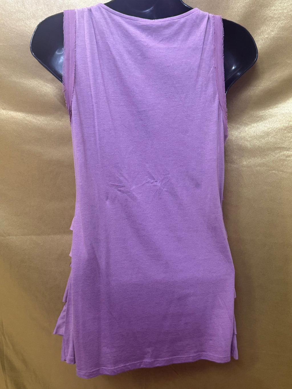 LOFT Layered Ruffle V-Neck Top Size XS