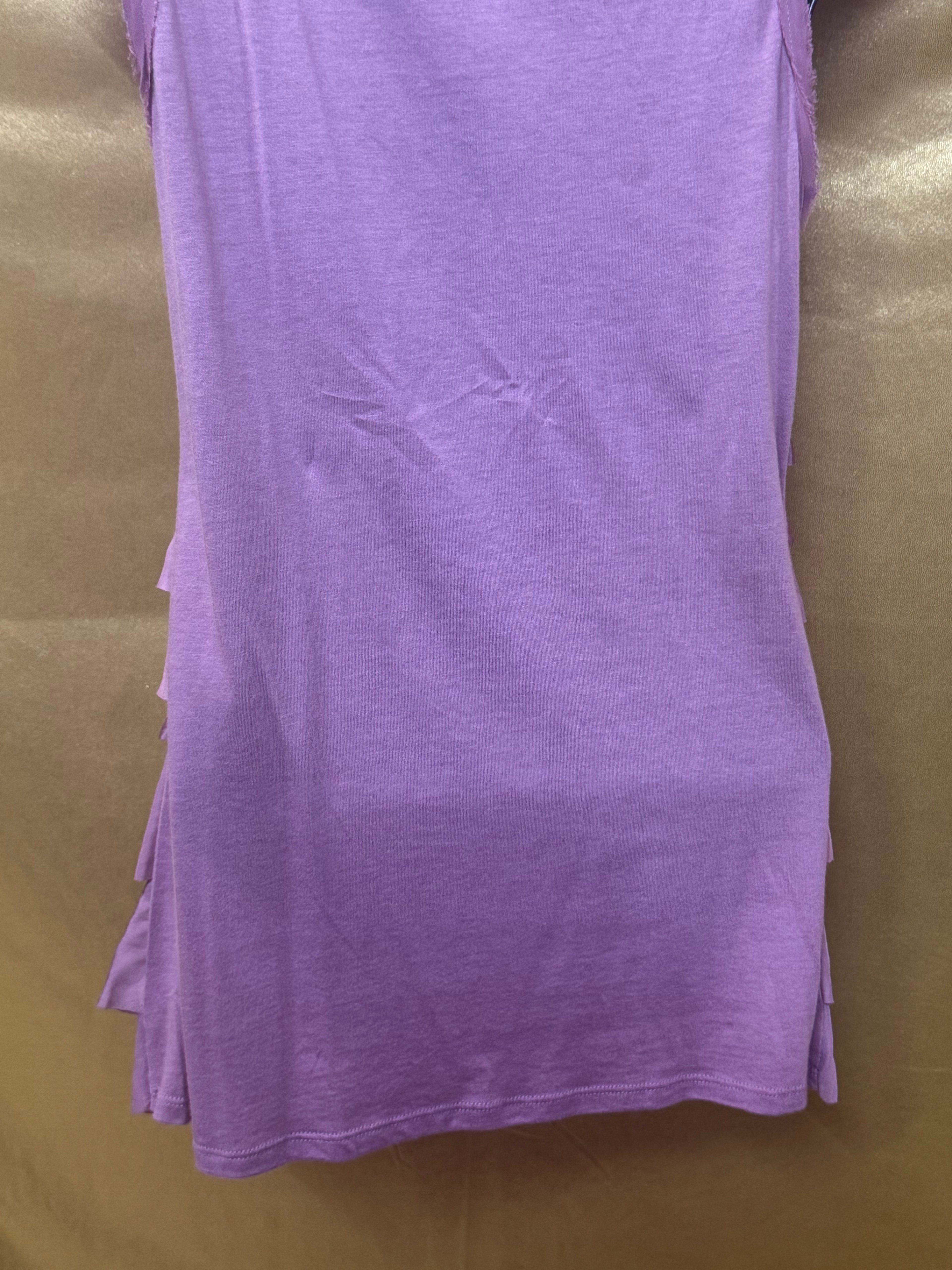 LOFT Layered Ruffle V-Neck Top Size XS