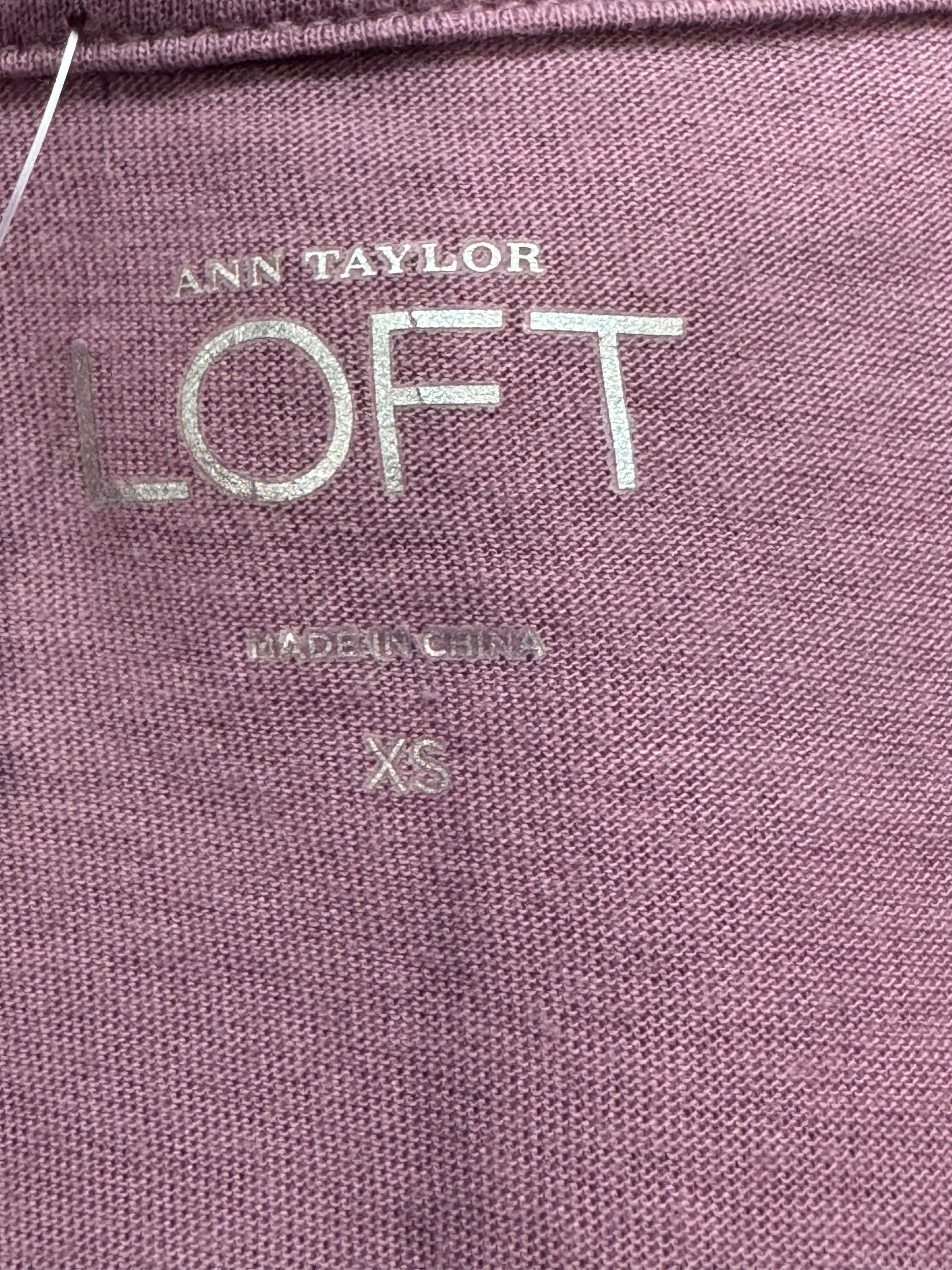 LOFT Layered Ruffle V-Neck Top Size XS