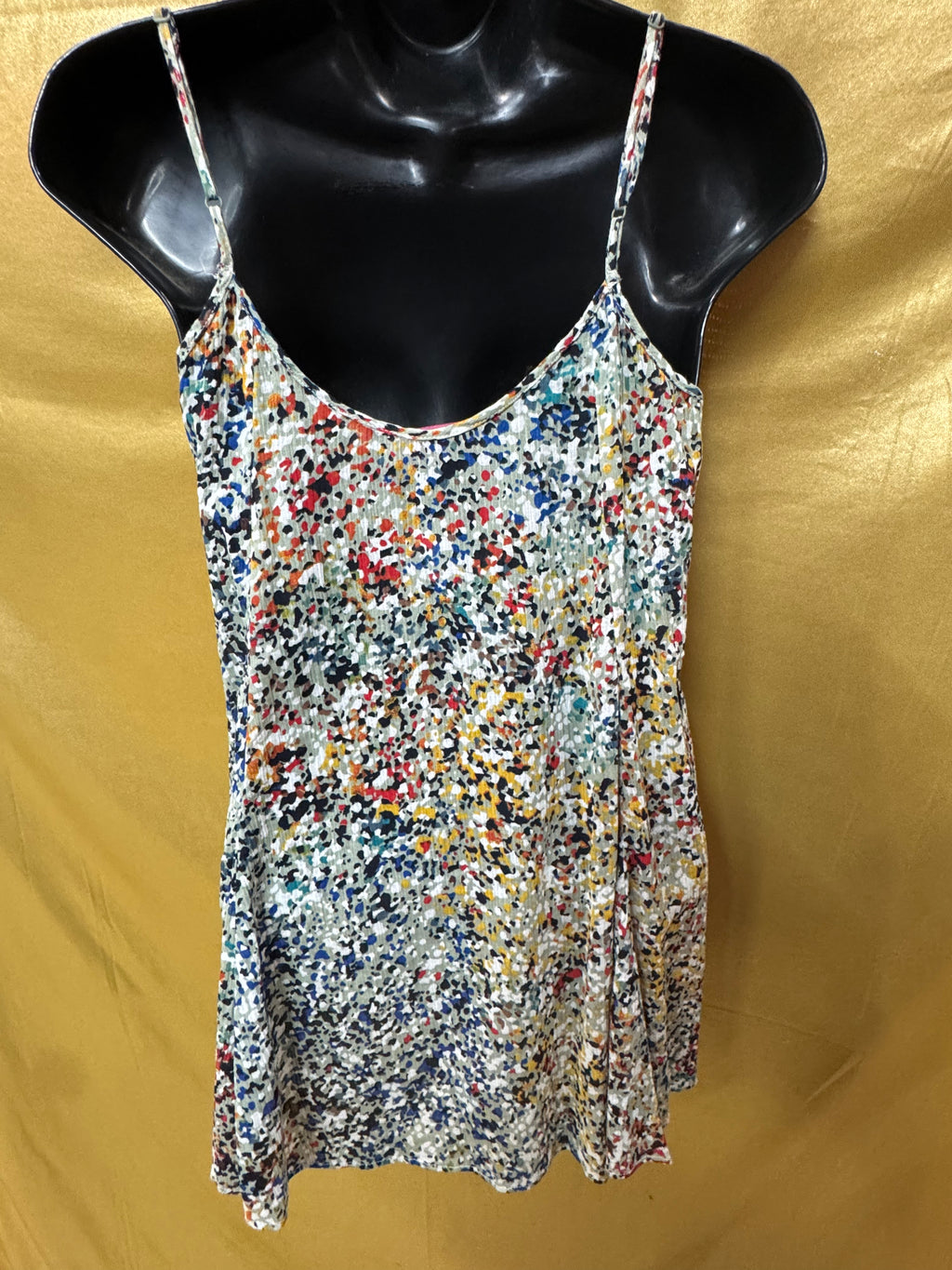 Maple by Some Odd Rubies Abstract Multicolor Tunic Top - Size XS (100% Cotton)