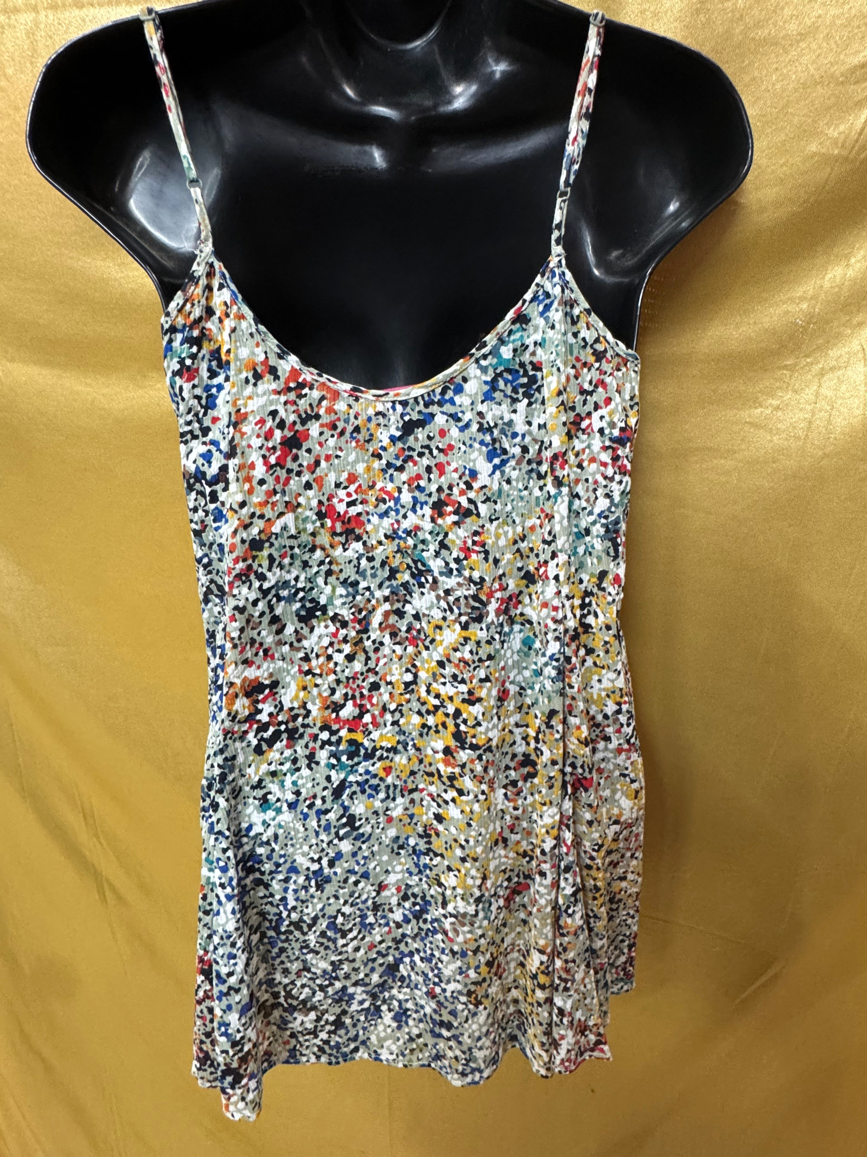 Maple by Some Odd Rubies Abstract Multicolor Tunic Top - Size XS (100% Cotton)