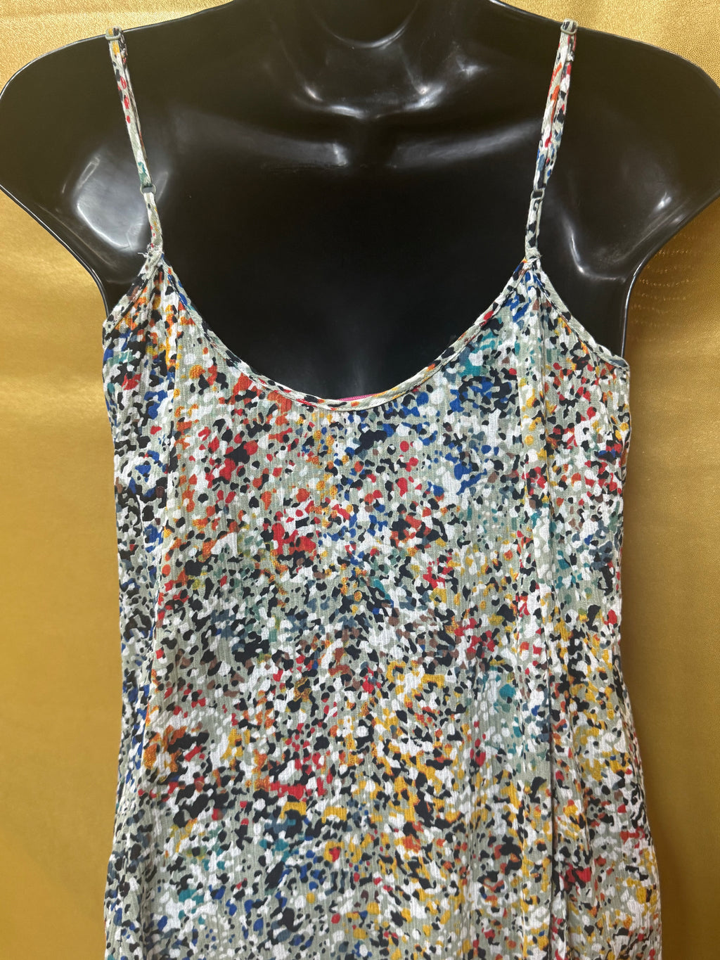 Maple by Some Odd Rubies Abstract Multicolor Tunic Top - Size XS (100% Cotton)
