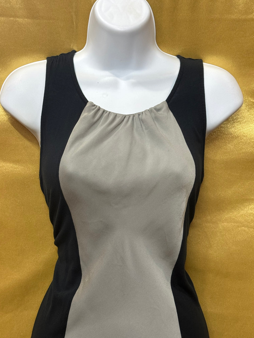 Merona Chic Colorblock Sleeveless Blouse / Tunic - Size XS