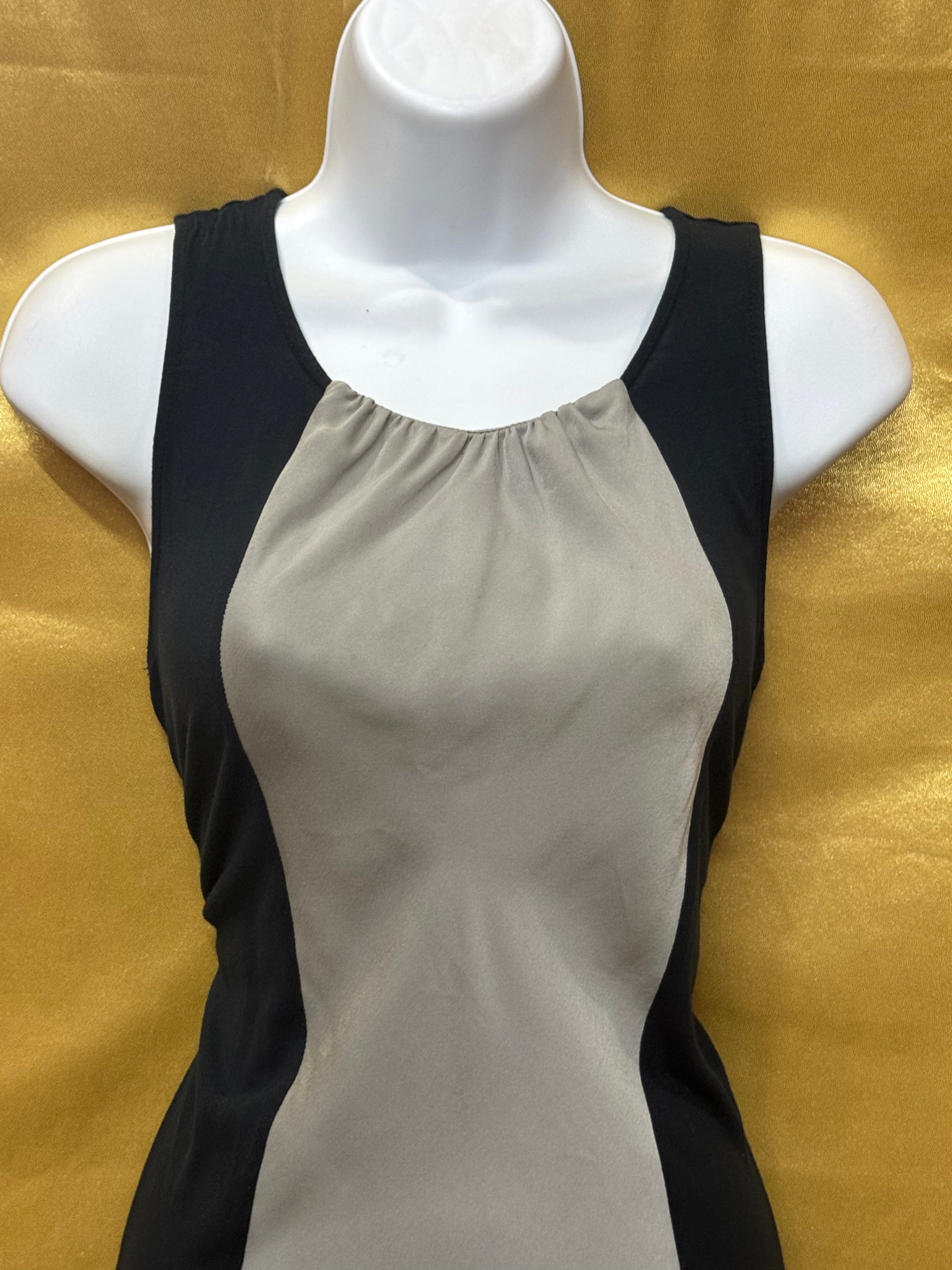 Merona Chic Colorblock Sleeveless Blouse / Tunic - Size XS