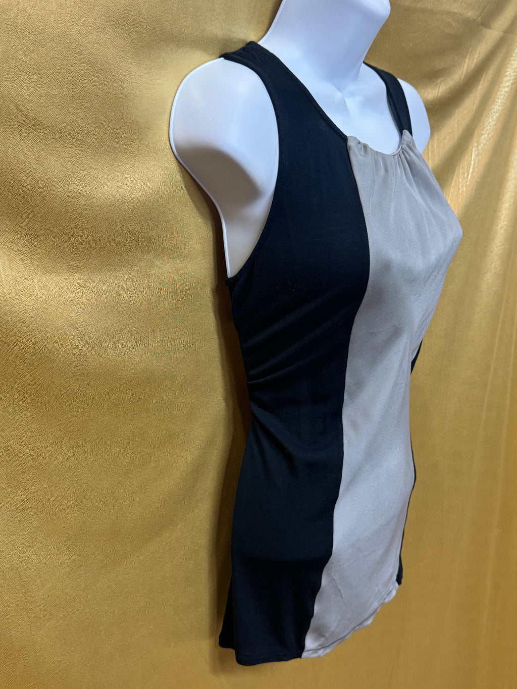 Merona Chic Colorblock Sleeveless Blouse / Tunic - Size XS