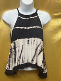 We The Free Free People Linen Blend Tie Dye Halter Tank Top Size XS