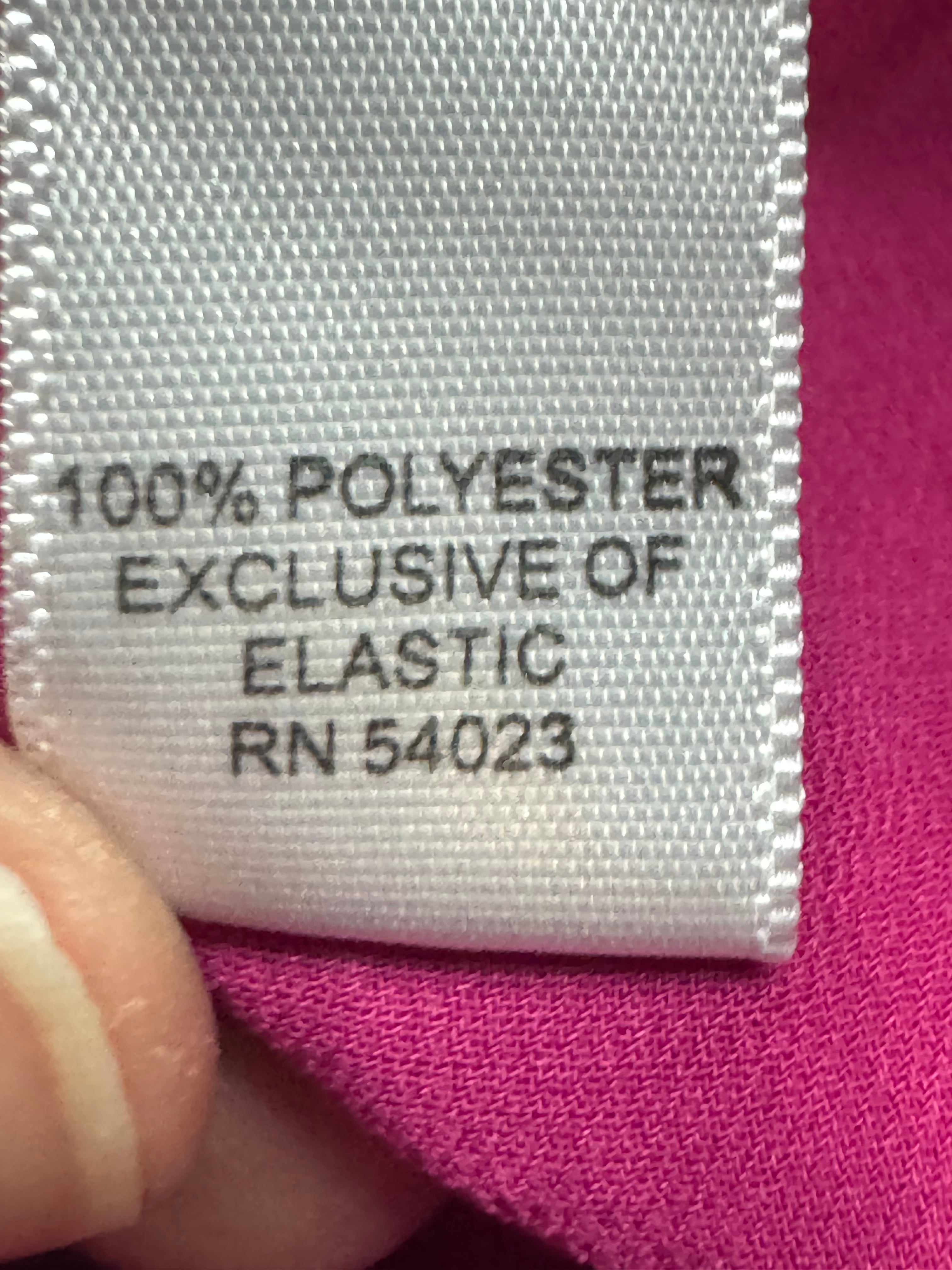 Banana Republic Magenta V-Neck Smocked Waist Blouse - Size XS