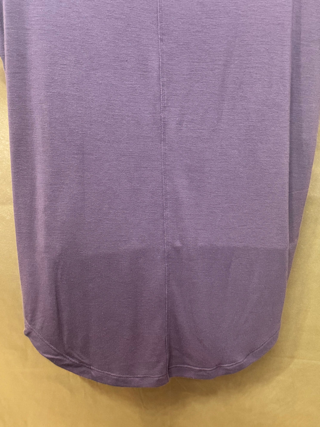 Athleta Cloudlight Rib Stratus Tee Mauve Purple Oversized Basic Top Size XS