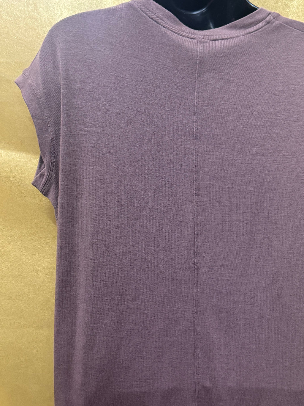 Athleta Cloudlight Rib Stratus Tee Mauve Purple Oversized Basic Top Size XS