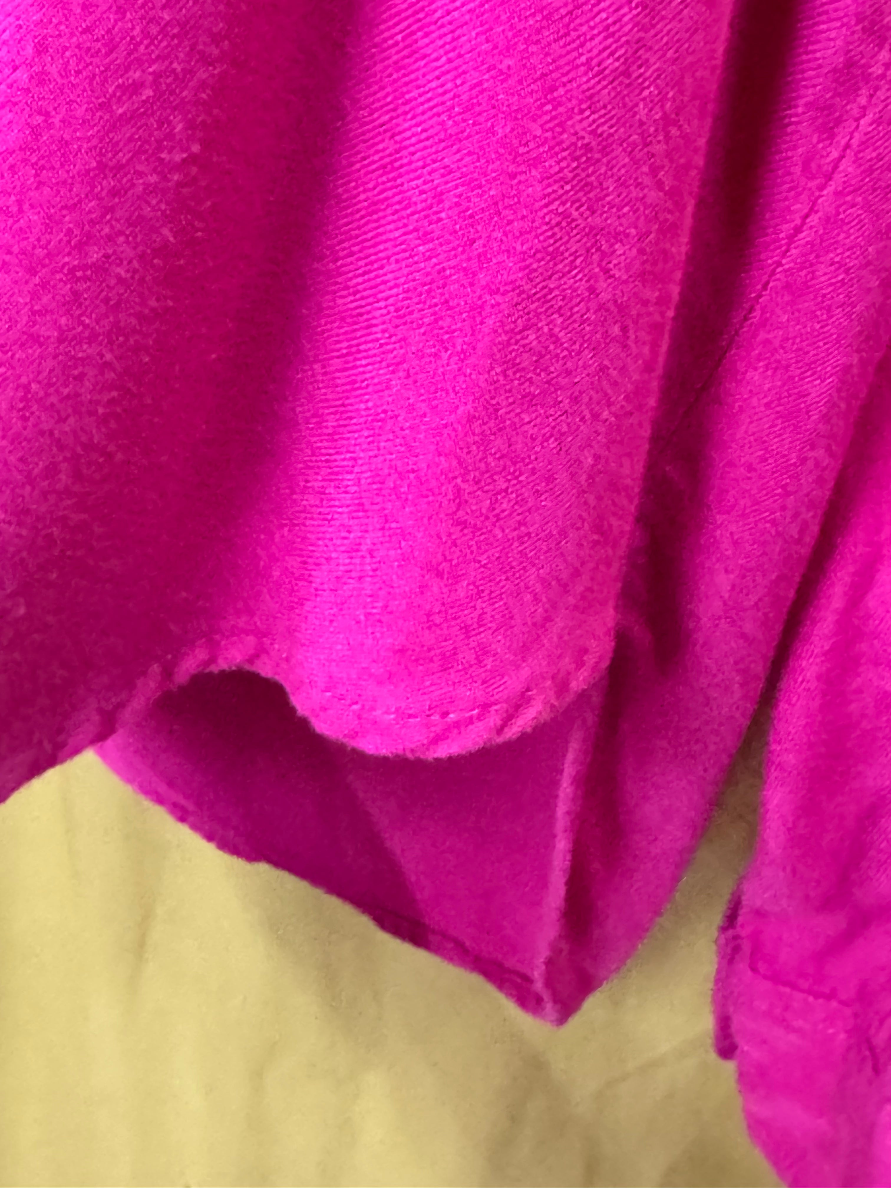 Abercrombie & Fitch Magenta Utility Shirt Button Down 100% Viscose Size XS