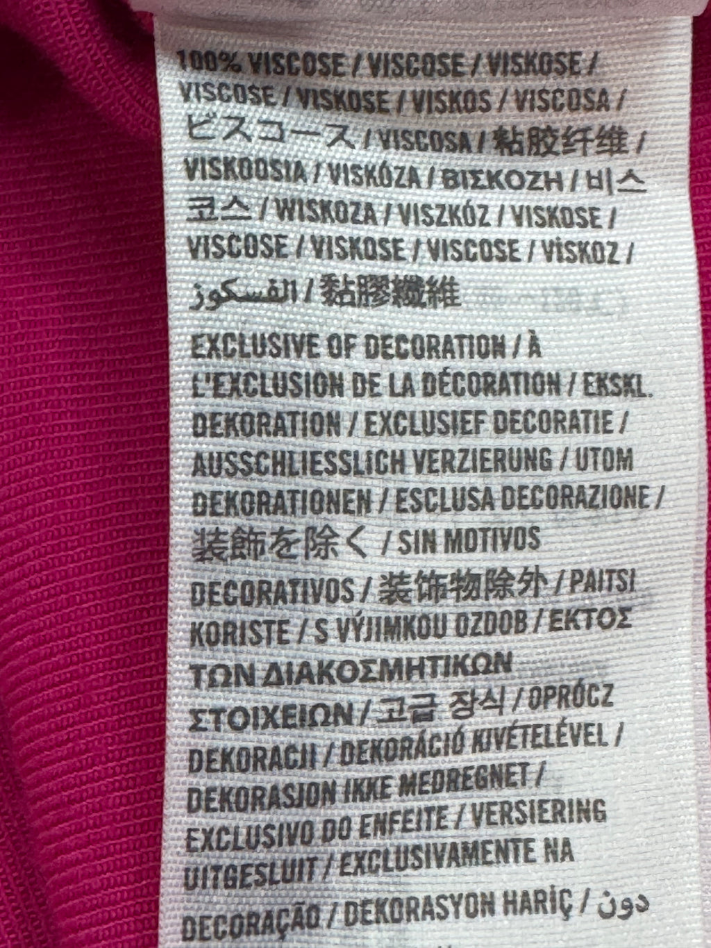 Abercrombie & Fitch Magenta Utility Shirt Button Down 100% Viscose Size XS