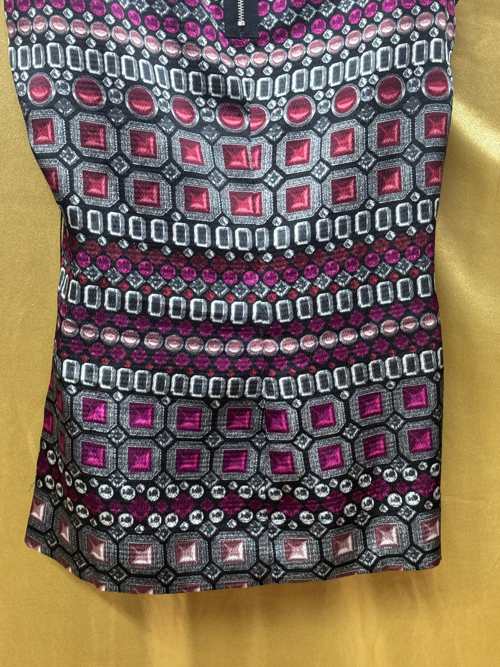 Apt. 9 Geometric Jewel Print Sleeveless Blouse - Size Small