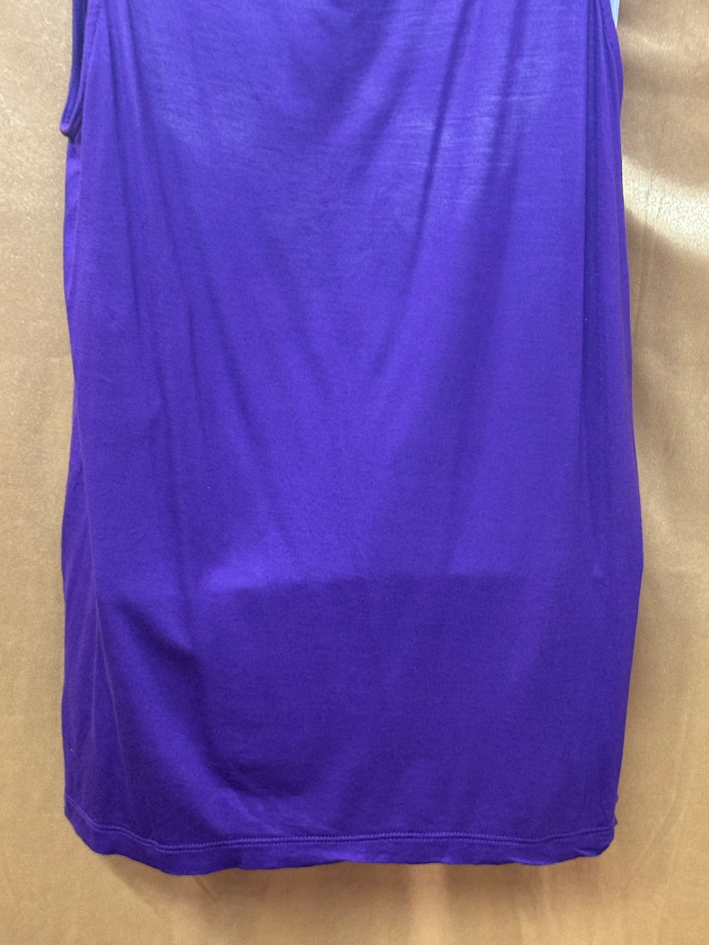 H&M Purple Cowl Neck Sleeveless Top Blouse with Black Straps - Size Small