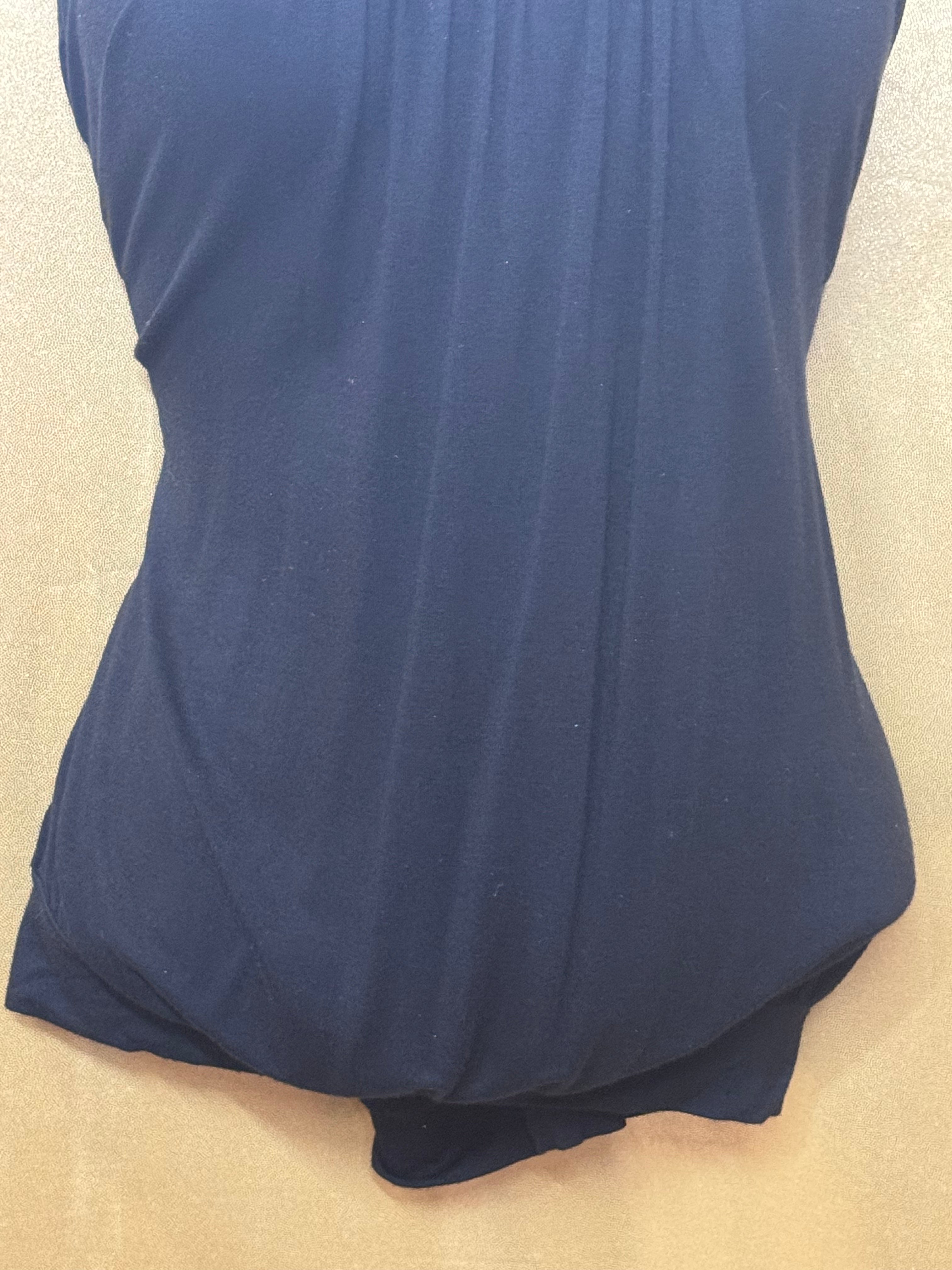 Vintage August Silk Options Black Sequin Trim Tank Top Blouse - Size S