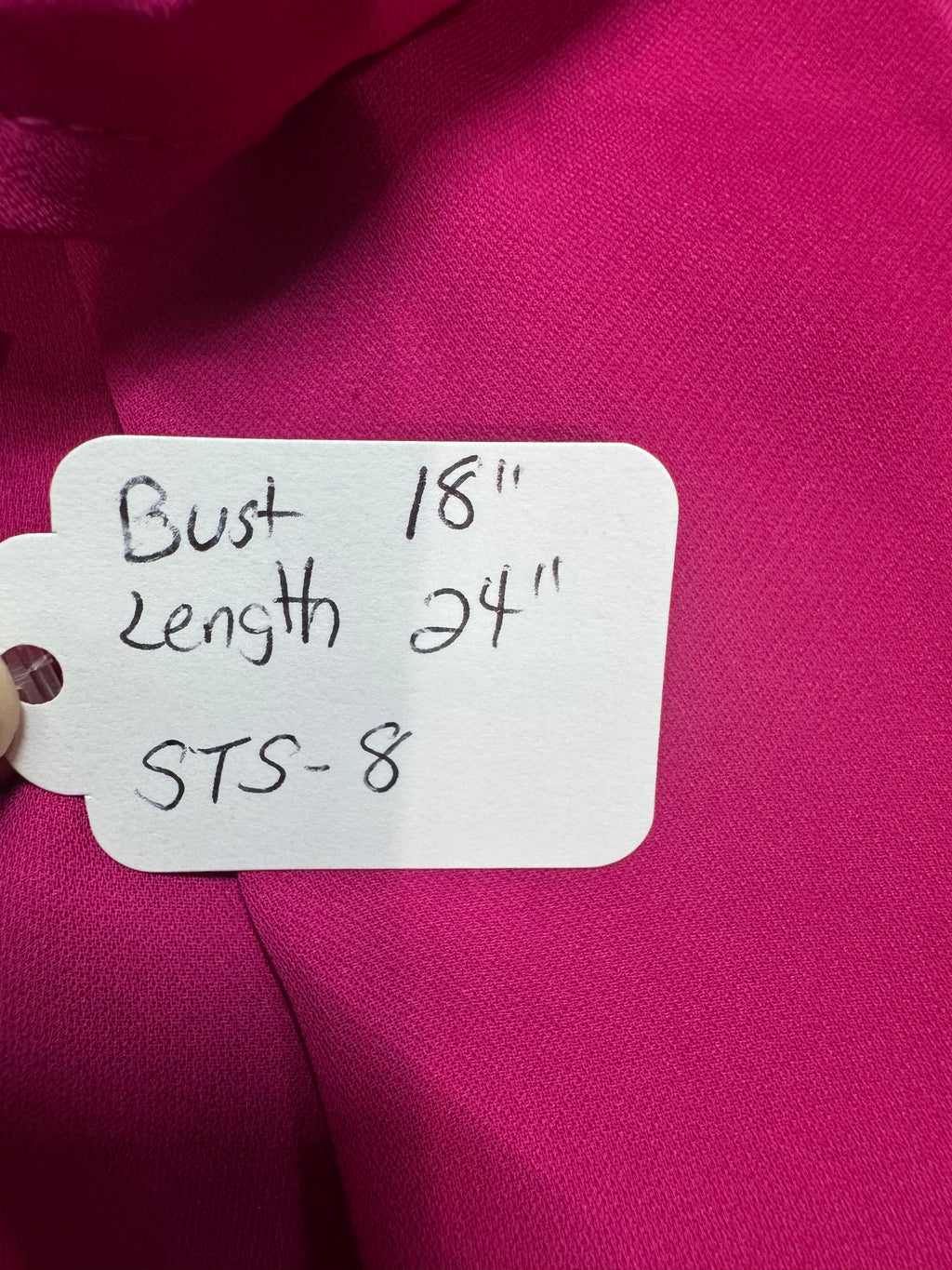Laundry by Shelli Segal Magenta Sleeveless Pleated Blouse Size Small