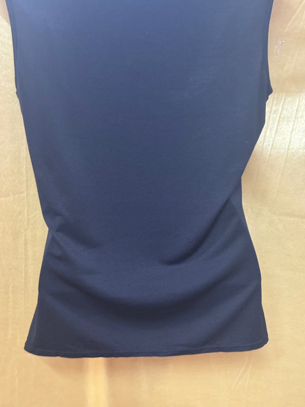 Max Studio Black Cut-Out Shoulder Tank Top - Size Small