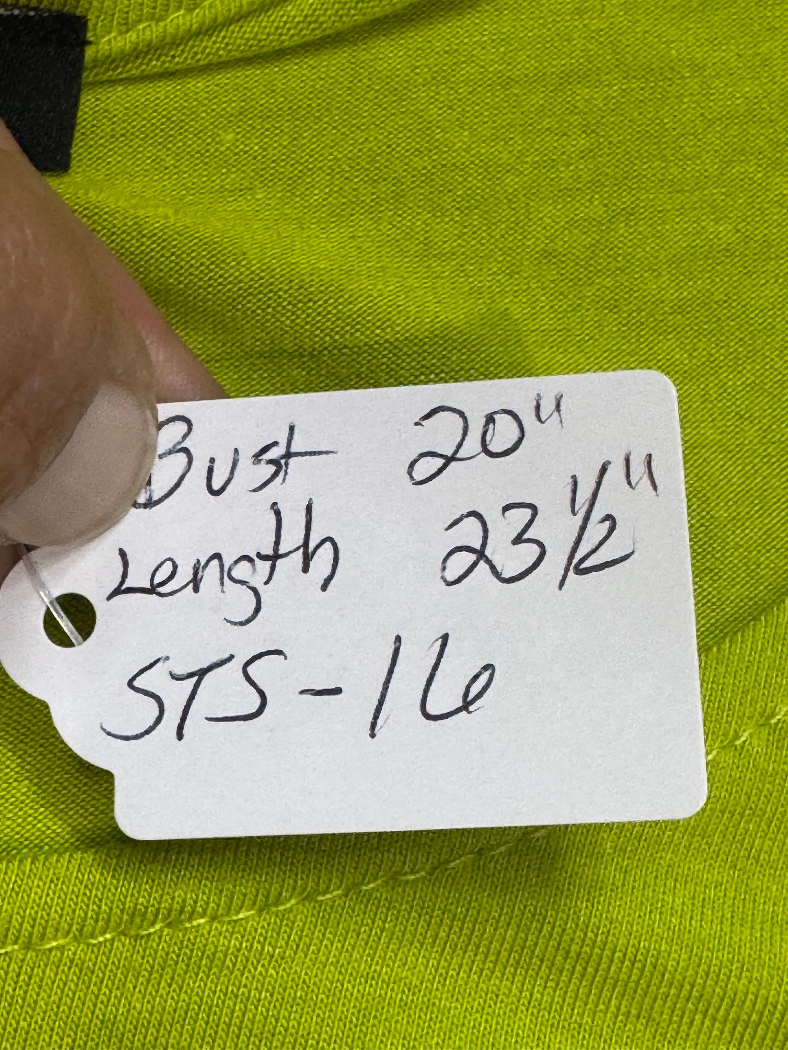 Vibrant Lime Green Kenneth Cole New York Draped Wrap Top Size S