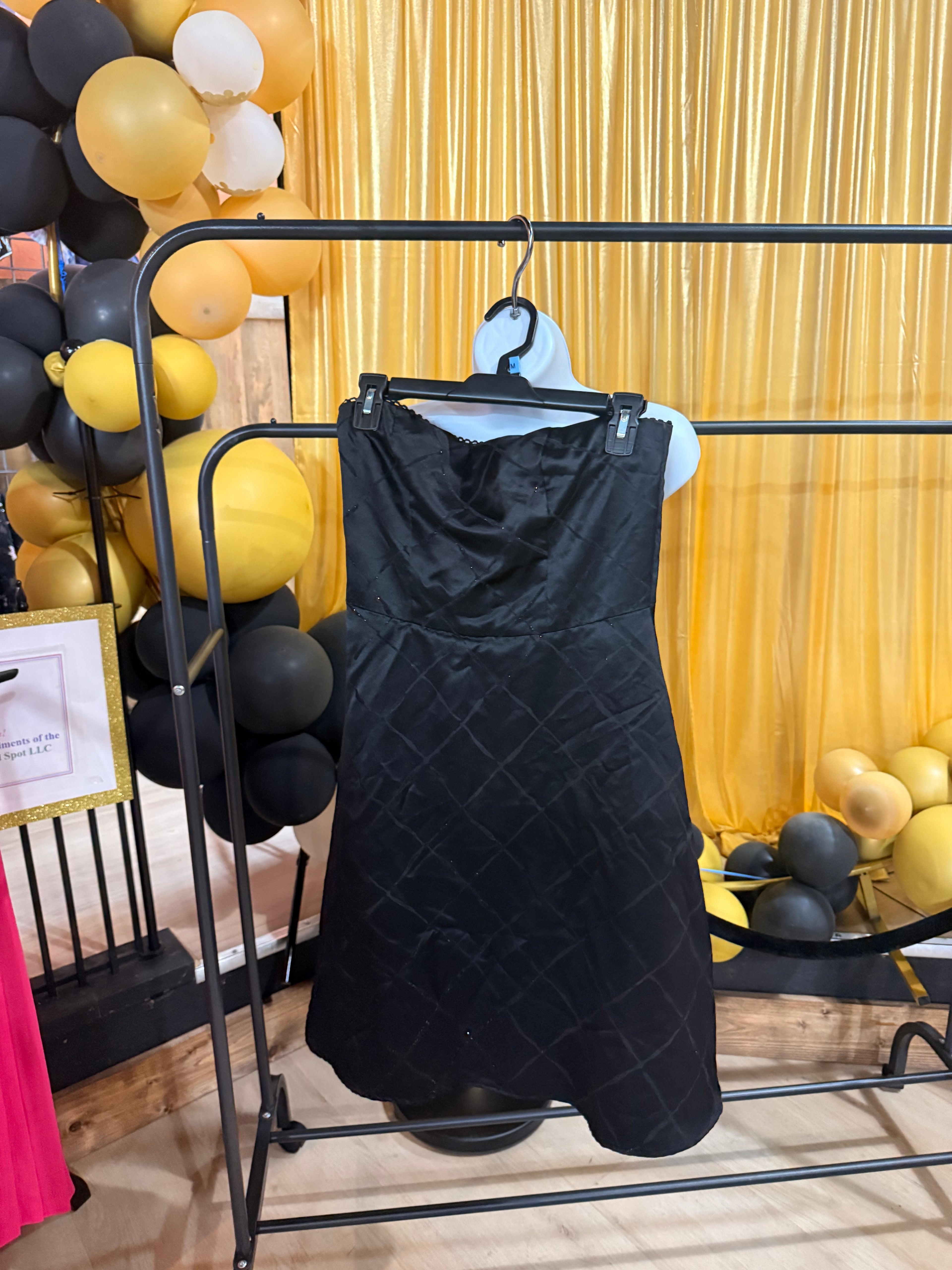 Byer Too Black Strapless Dress – Size Small – A Golden Lady Boutique