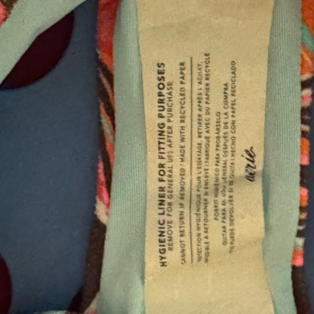 Aerie NWT High Cut Cheeky Floral Summer Swim Bikini Bottoms‎ Size S