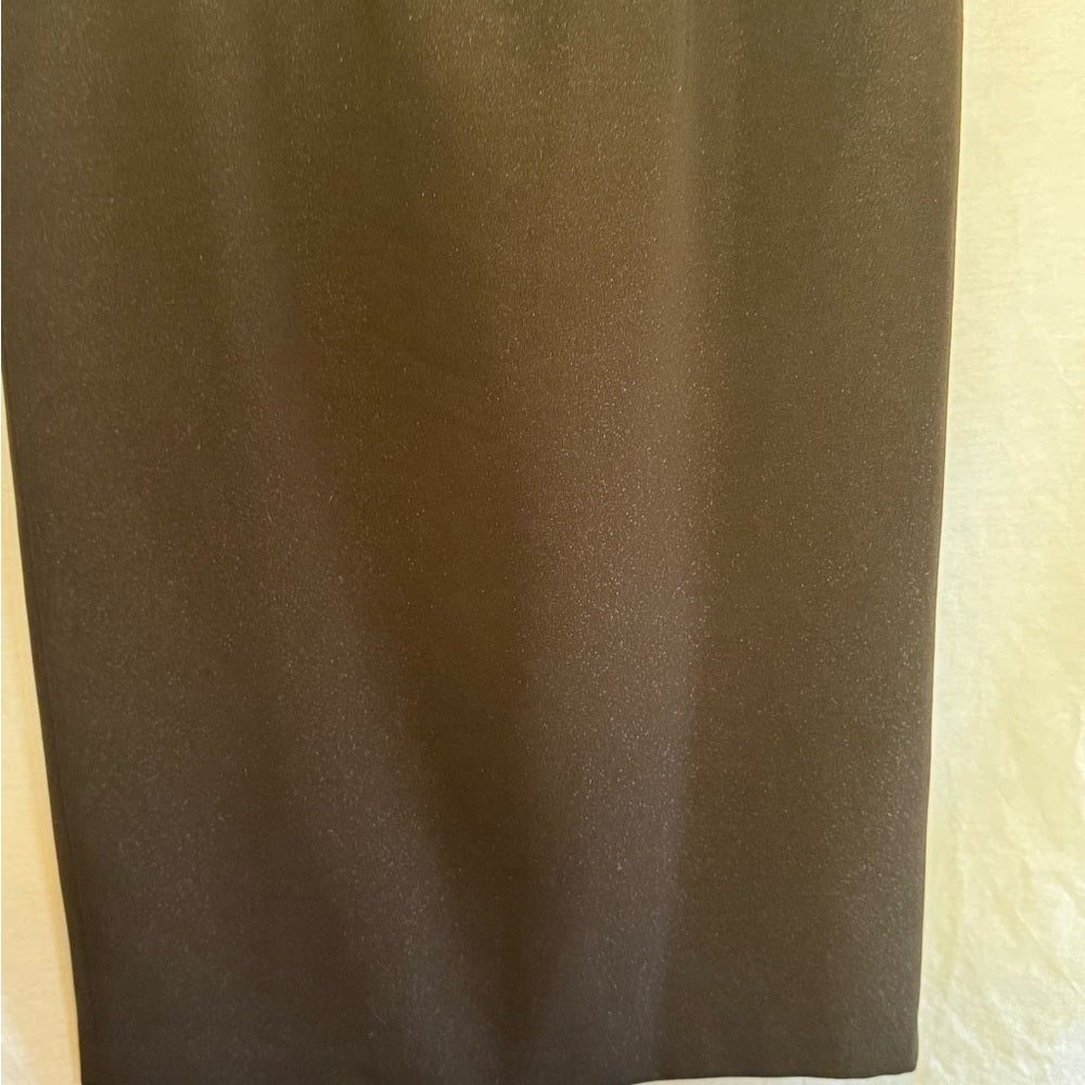 B-37 Donna Vinci Couture Brown 2-Piece Vintage Skirt & Blazer Set Size 10