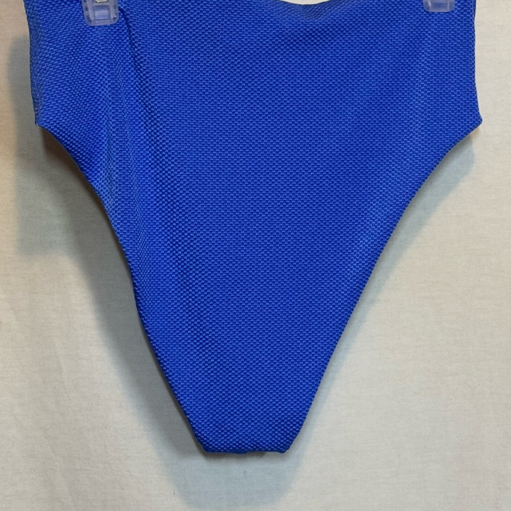 Aerie NWT High Cut Cheeky Blue Summer Swim Bikini Bottoms Size S‎