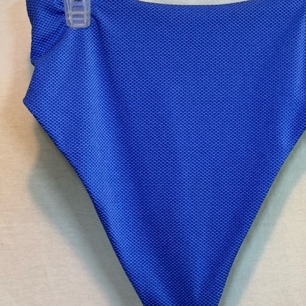 Aerie NWT High Cut Cheeky Blue Summer Swim Bikini Bottoms Size S‎