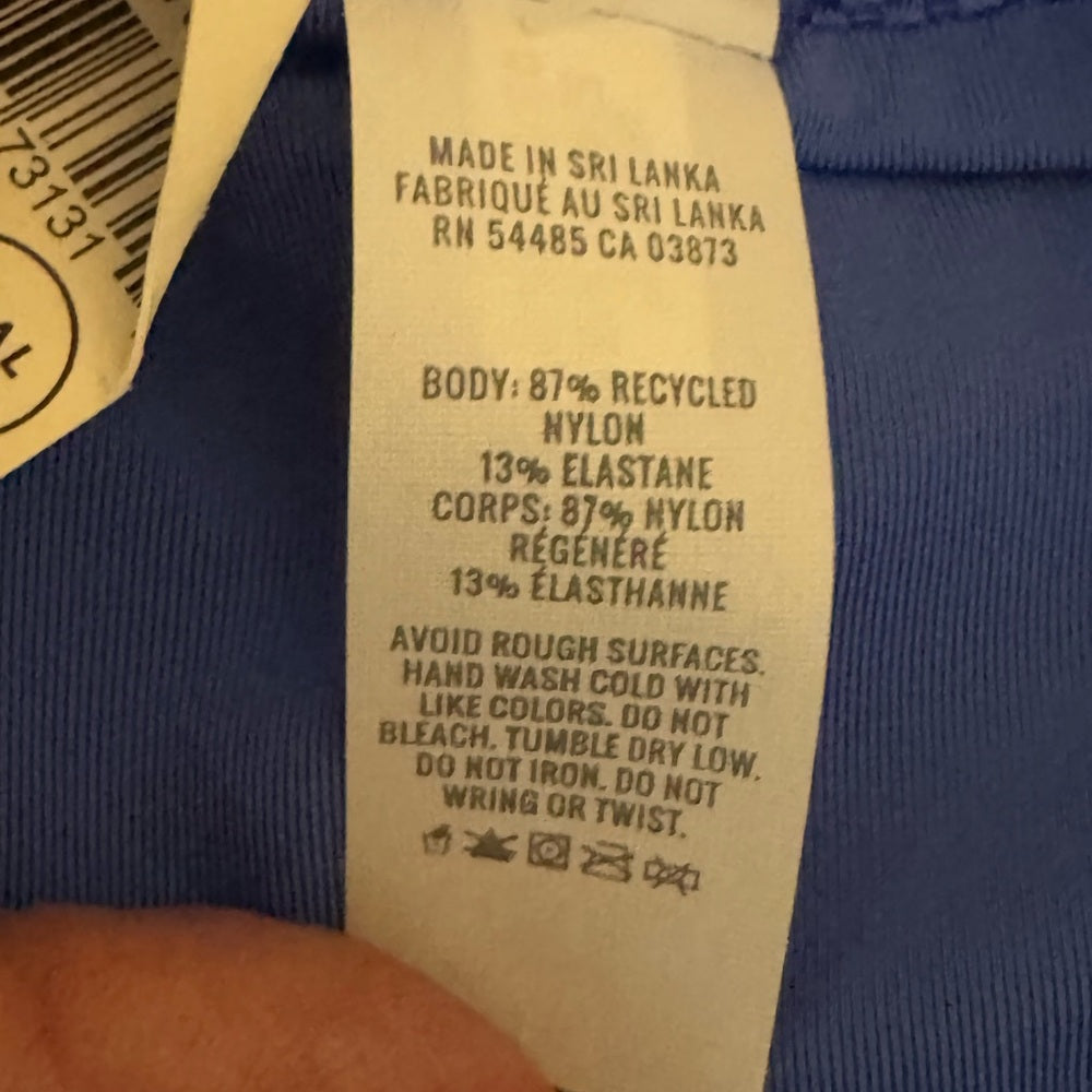 Aerie NWT High Cut Cheeky Blue Summer Swim Bikini Bottoms Size S‎