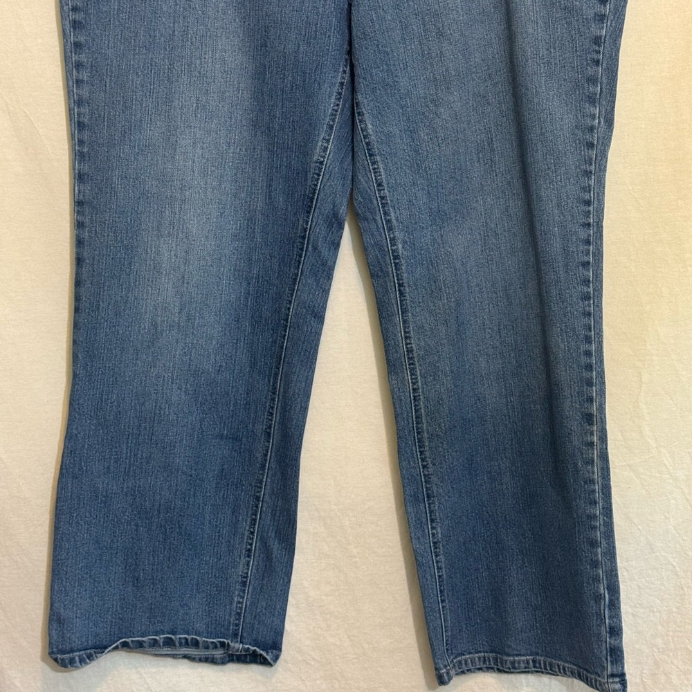Faded Glory‎ Stretch Boot cut Denim Blue Jeans Size 18P