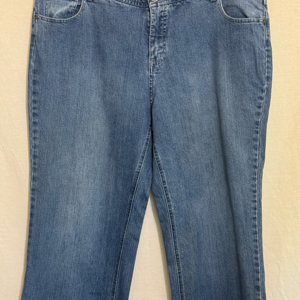 Faded Glory‎ Stretch Boot cut Denim Blue Jeans Size 18P